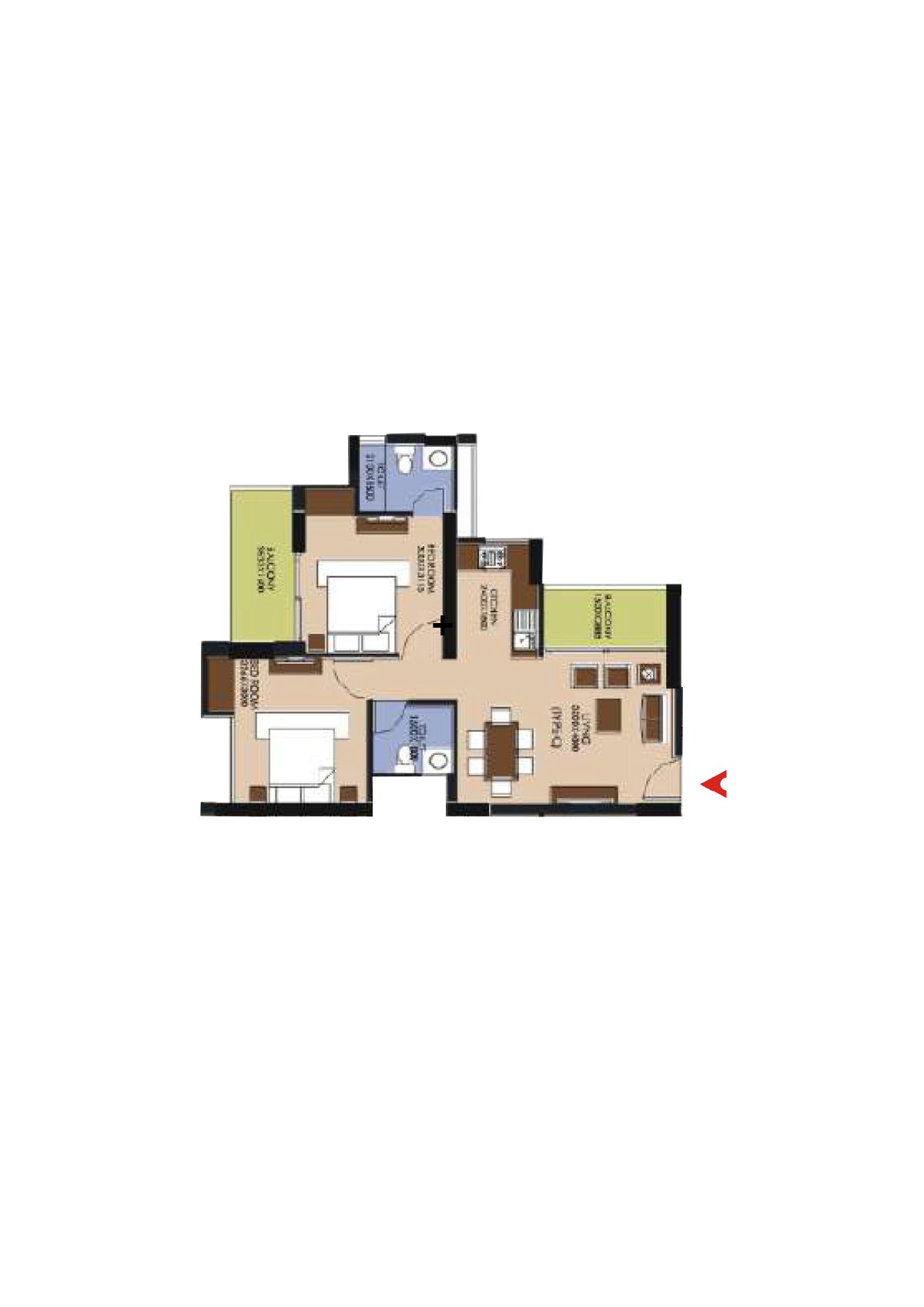 Avs Orchard Block H Unit 3 Floor Plan