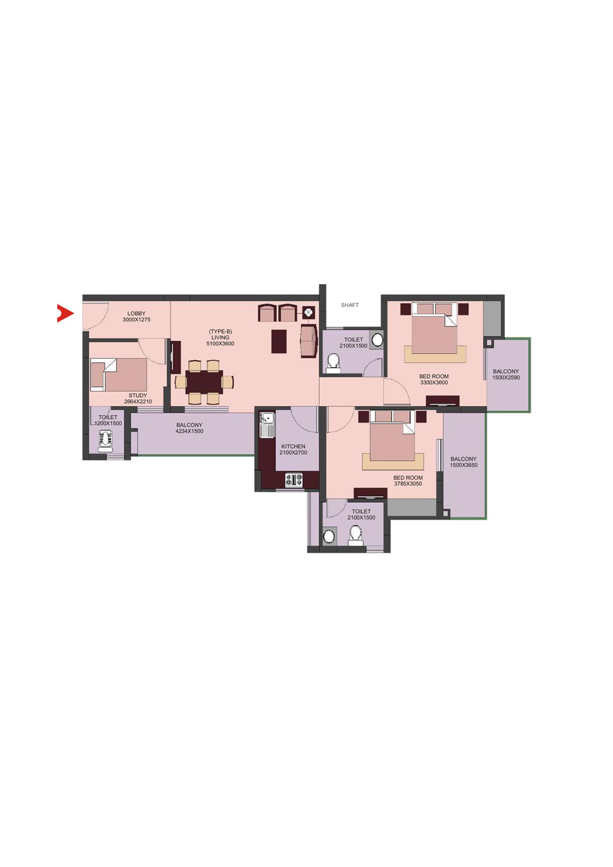 Avs Orchard Block H Unit 5 Floor Plan