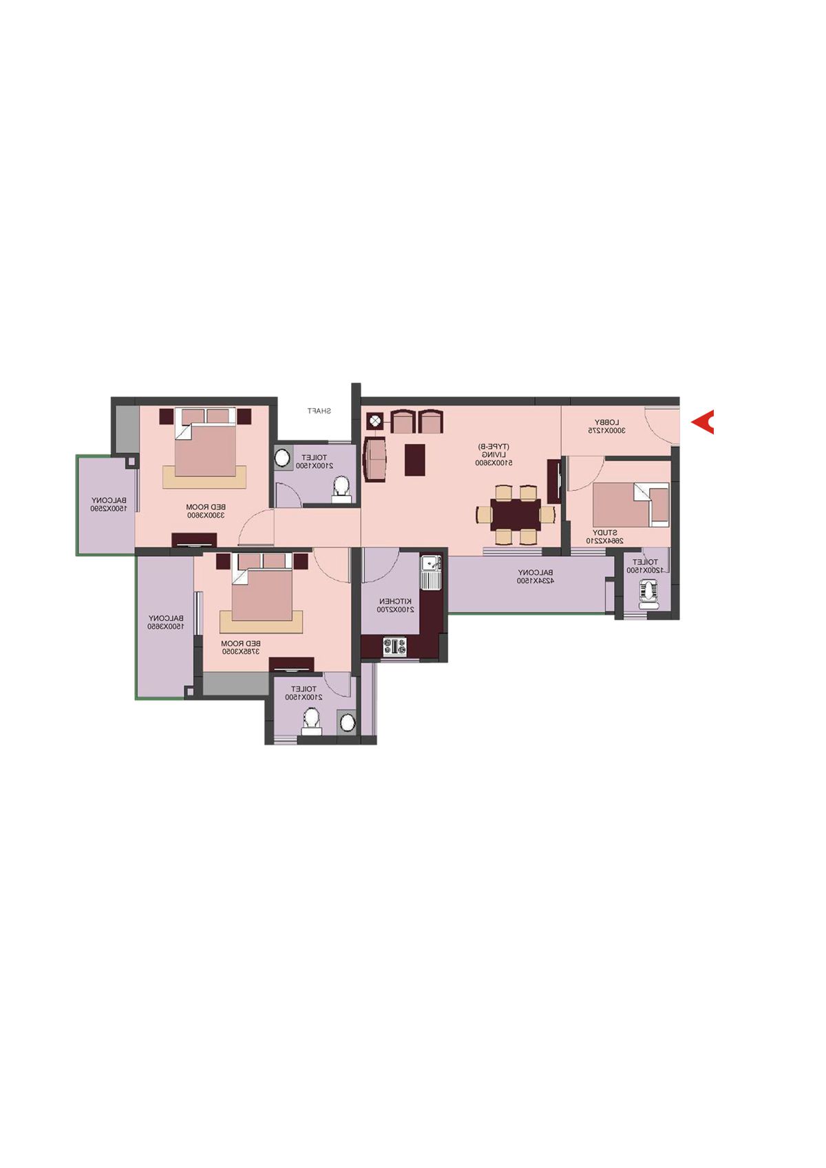 Avs Orchard Block H Unit 6 Floor Plan