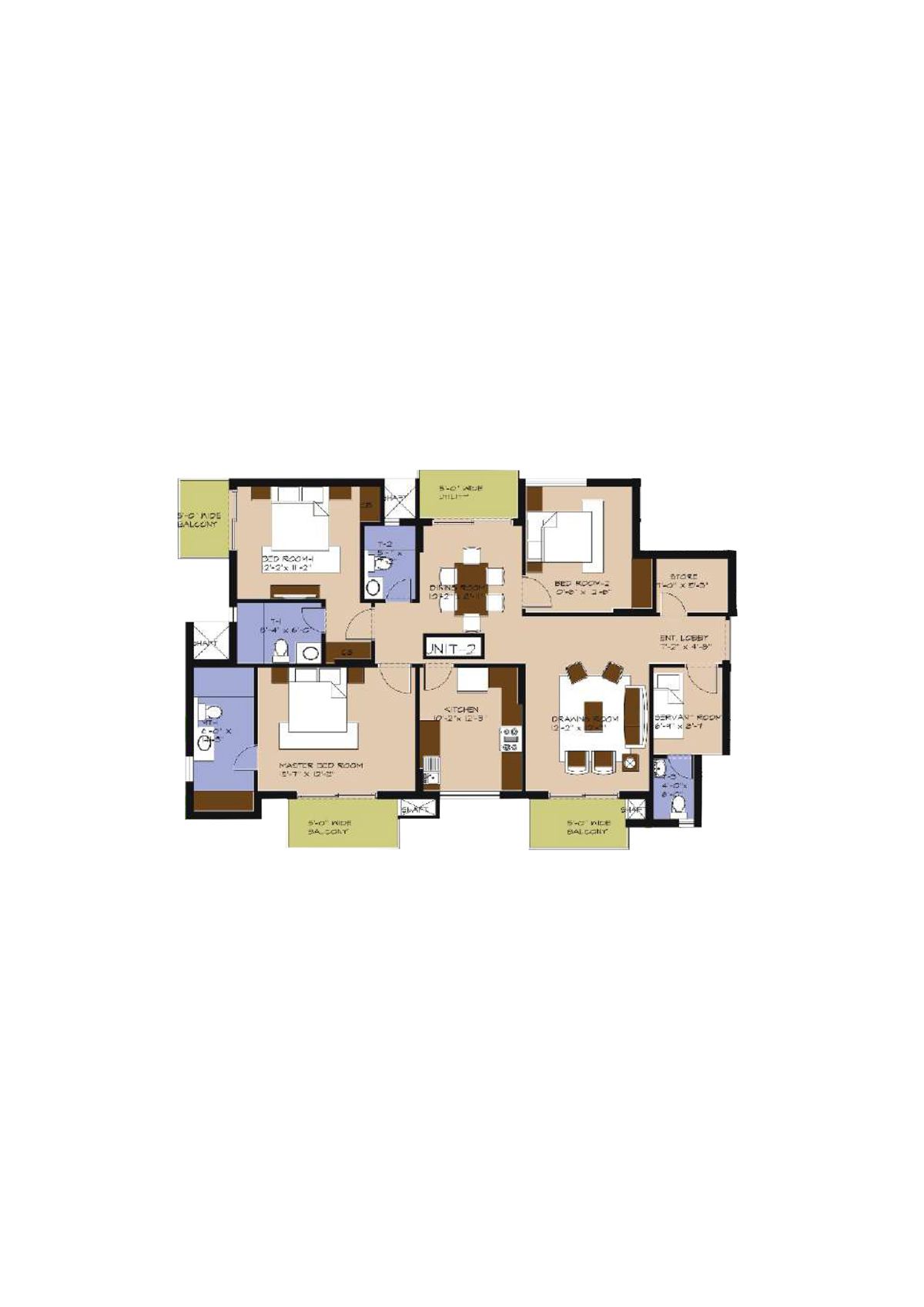 Avs Orchard Block D Unit 2 Floor Plan