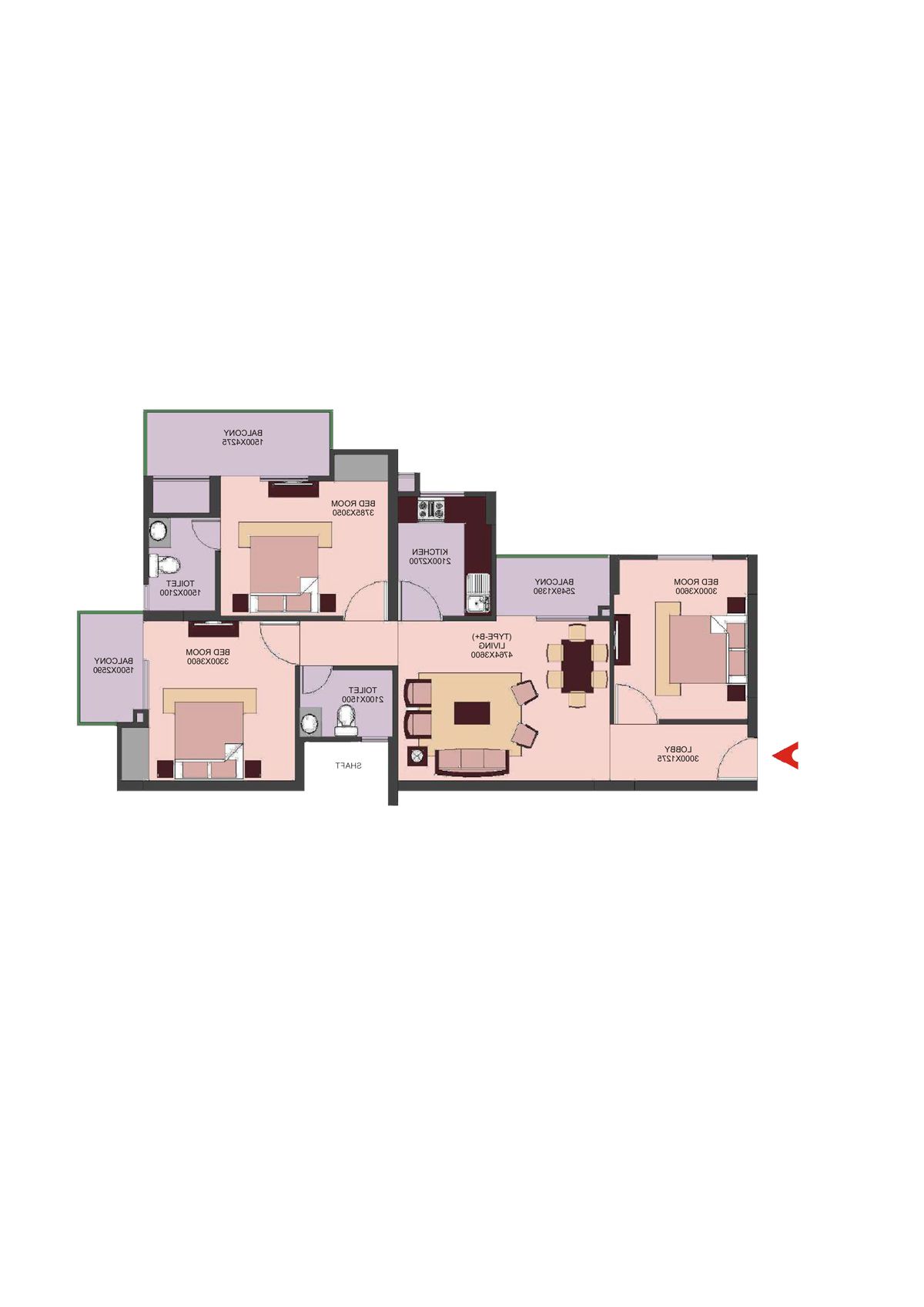 Avs Orchard Block H Unit 7 Floor Plan