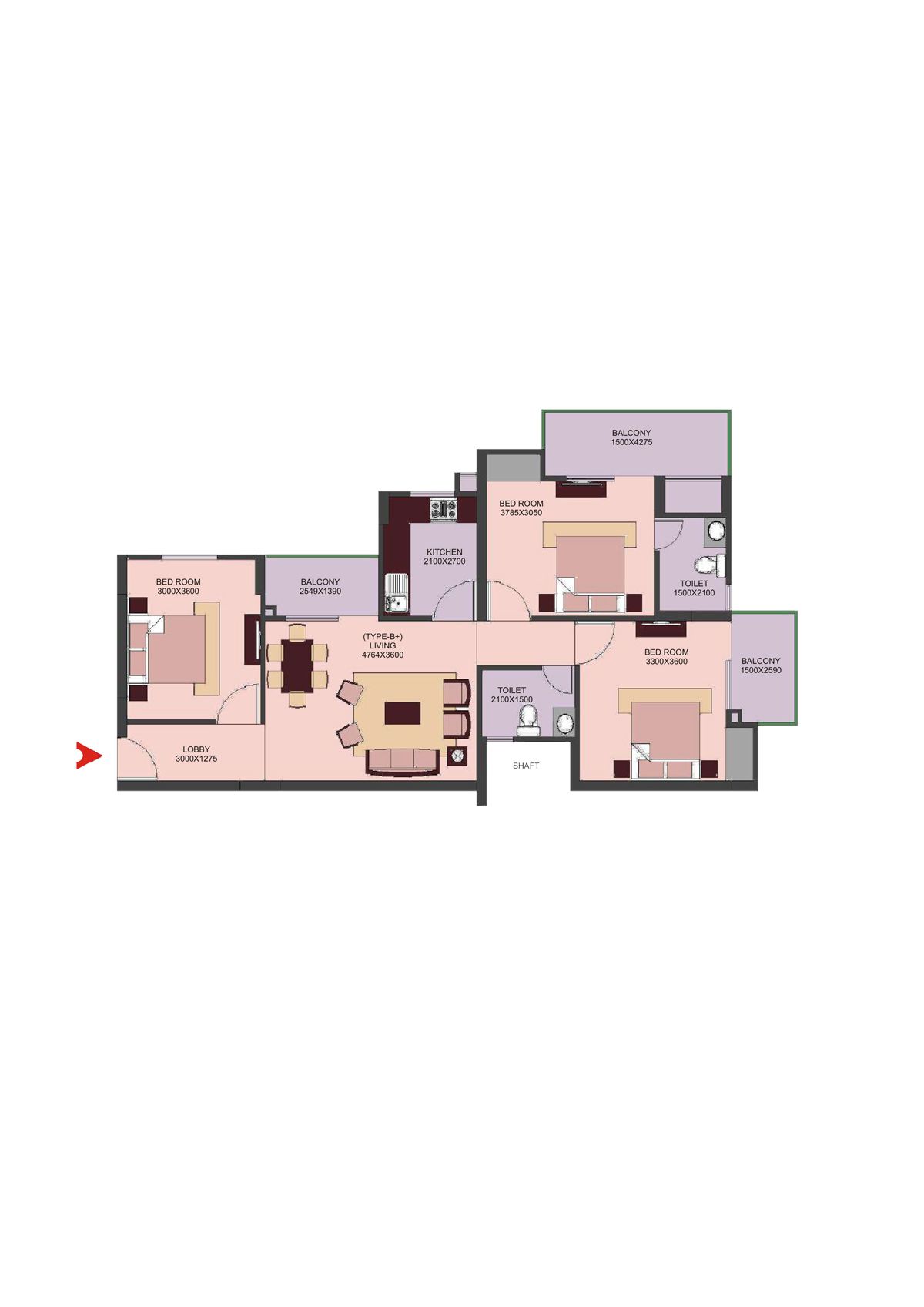 Avs Orchard Block H Unit 8 Floor Plan