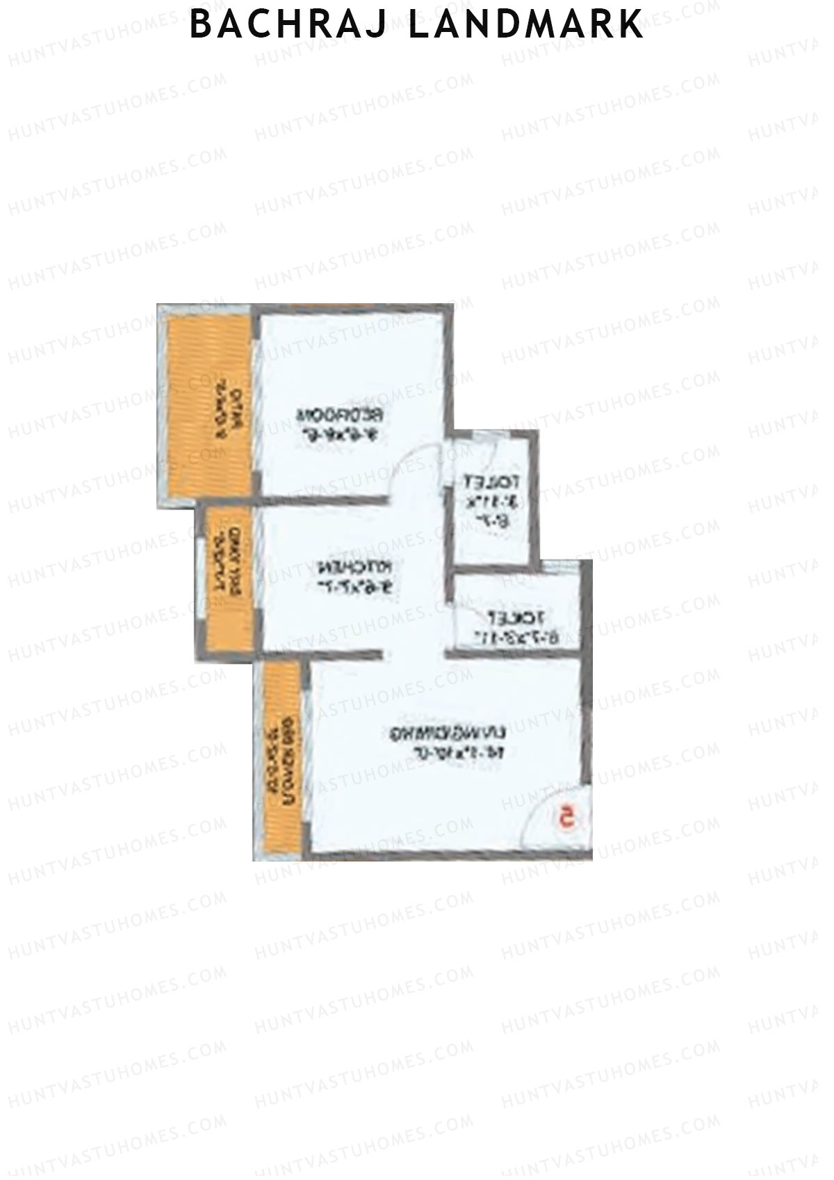 Bachraj Landmark Wing A Unit 2 Floor Plan