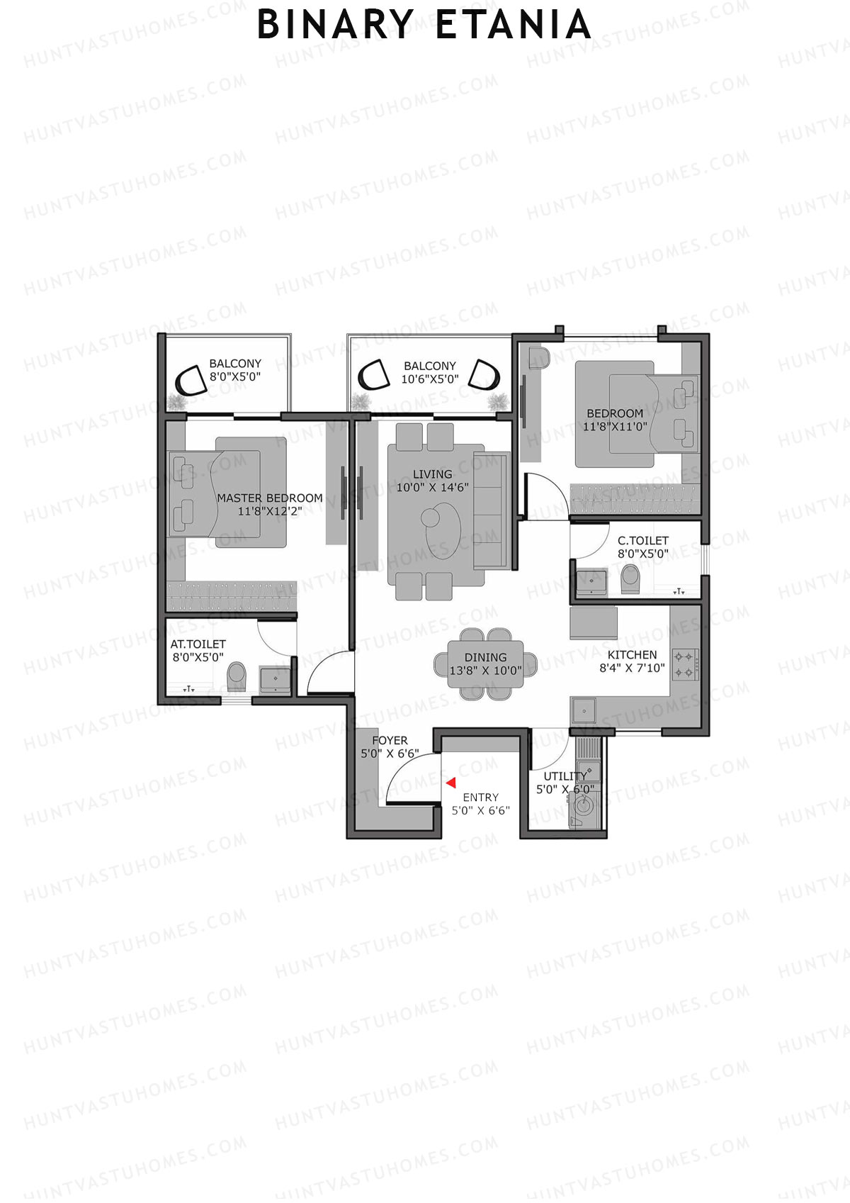 Binary Etania Block A Unit 12 Floor Plan