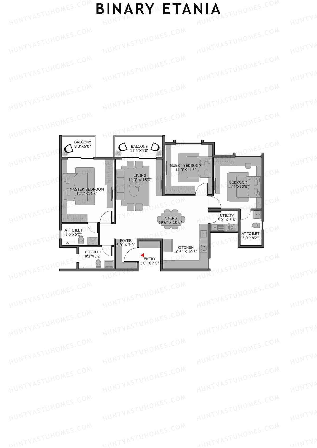 Binary Etania Block A Unit 16 Floor Plan