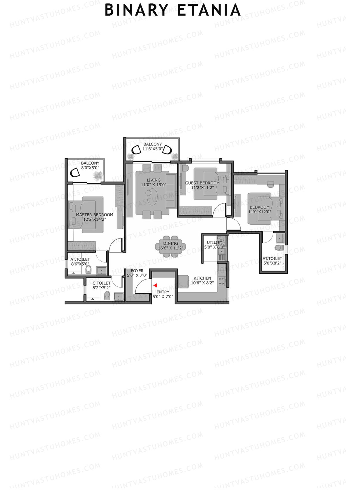 Binary Etania Block A Unit 9 Floor Plan
