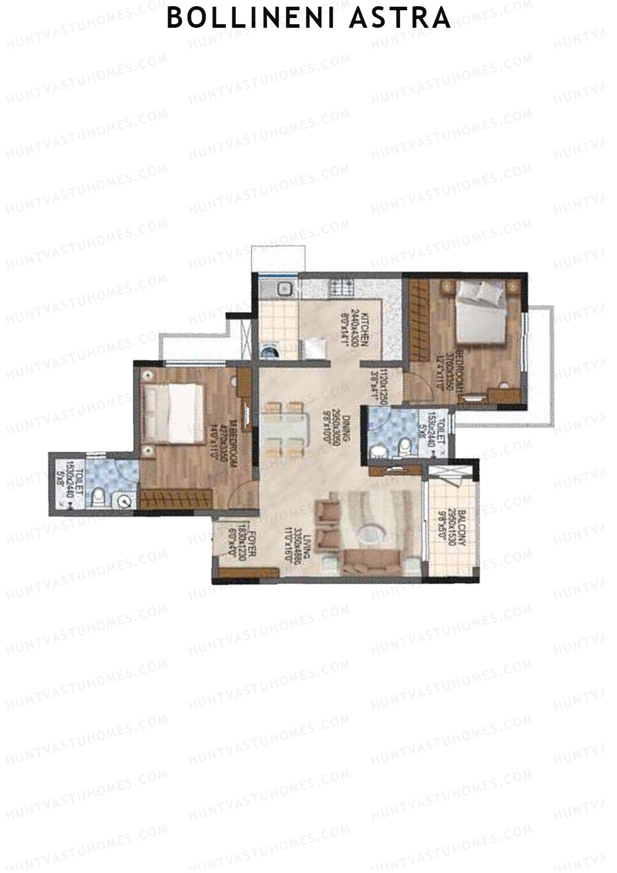 Bollineni Astra Tower A Unit 9 Floor Plan