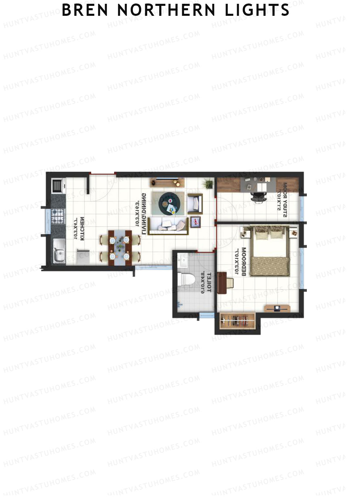 Bren Northern Lights Block 8 Unit 7 (Type 2) Floor Plan