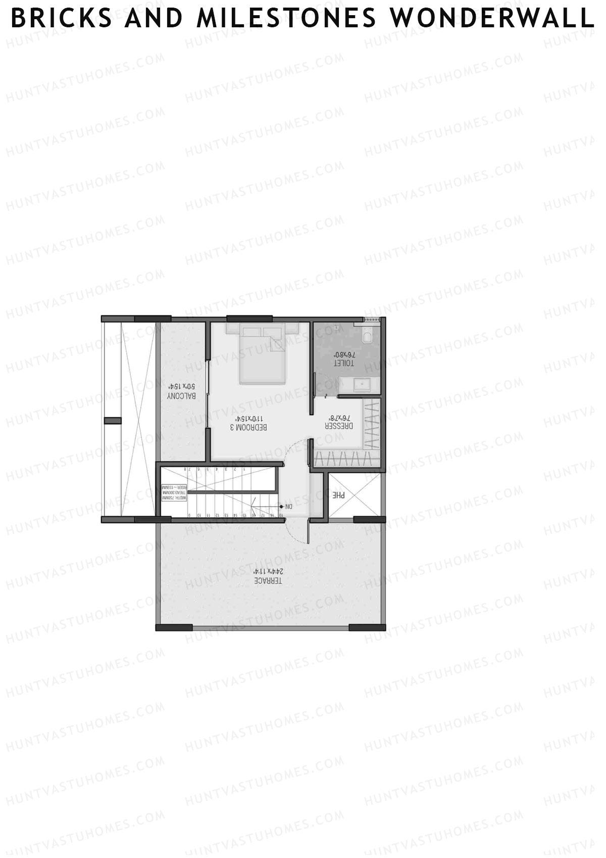 Bricks and Milestones Wonderwall Wing C Unit 7 Type PH LW(Penthouse) Floor Plan