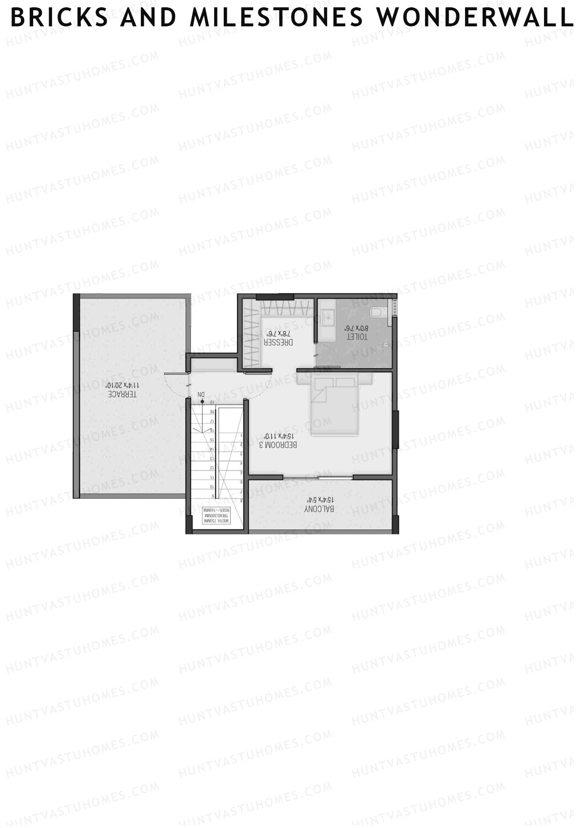 Bricks and Milestones Wonderwall Wing E Unit 4 Type PH LW(Penthouse) Floor Plan