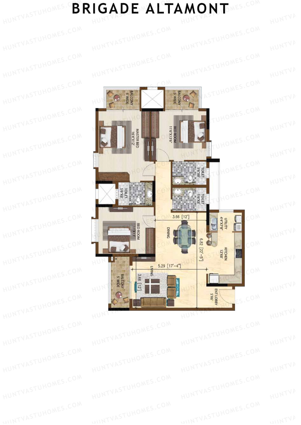Brigade Altamont Wing A Unit 10 Floor Plan