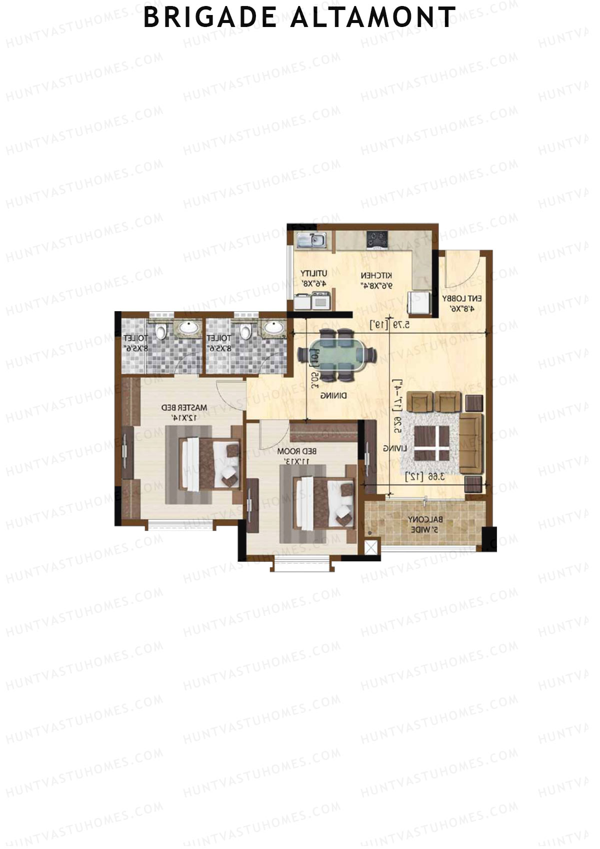 Brigade Altamont Wing A Unit 6 Floor Plan