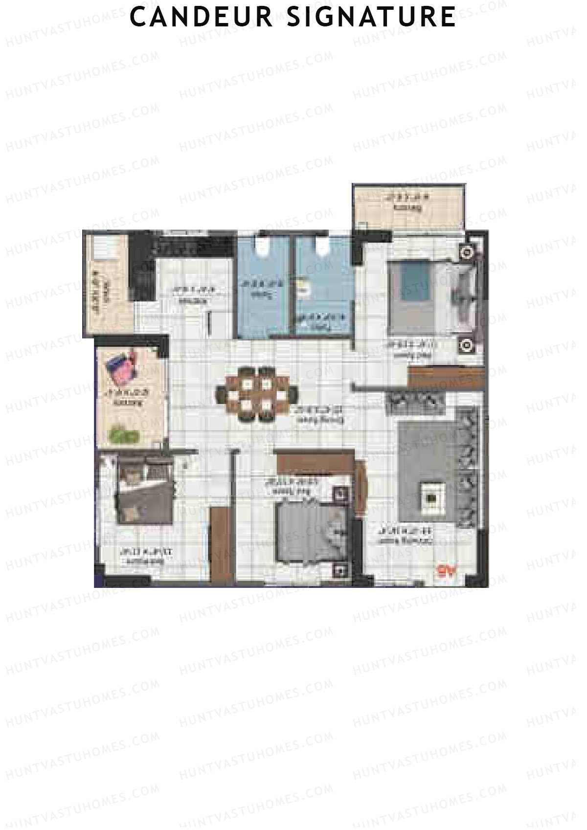 Candeur Signature Larimar E Unit 6 Floor Plan