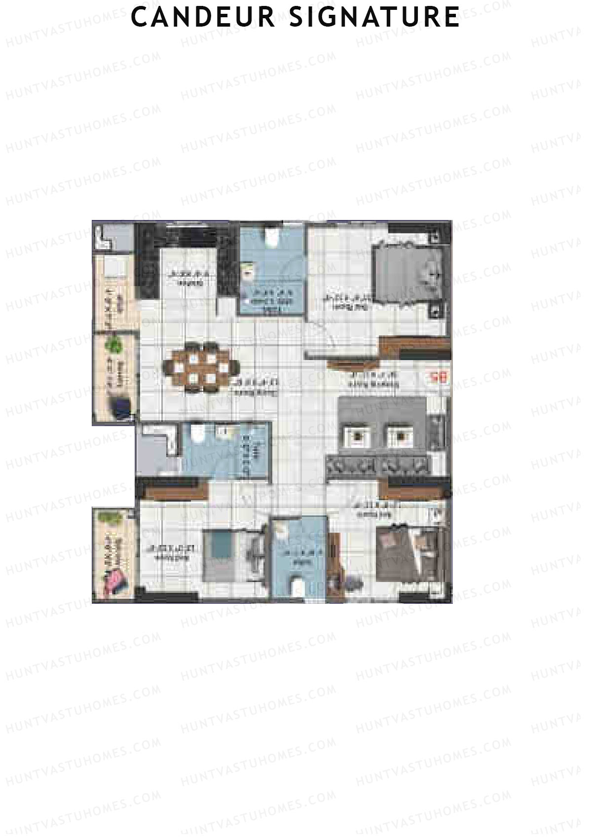 Candeur Signature Larimar F Unit 5 Floor Plan