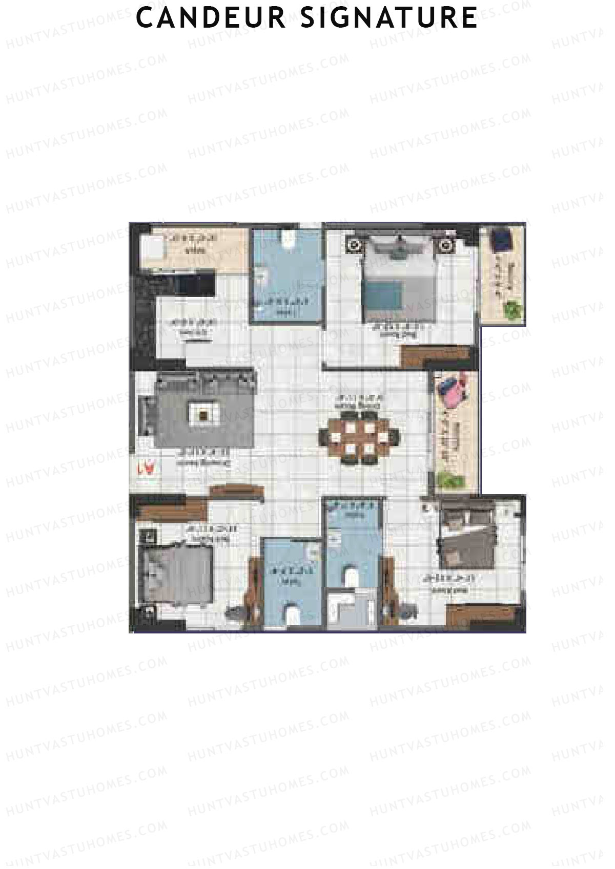 Candeur Signature Opal A Unit 2 Floor Plan