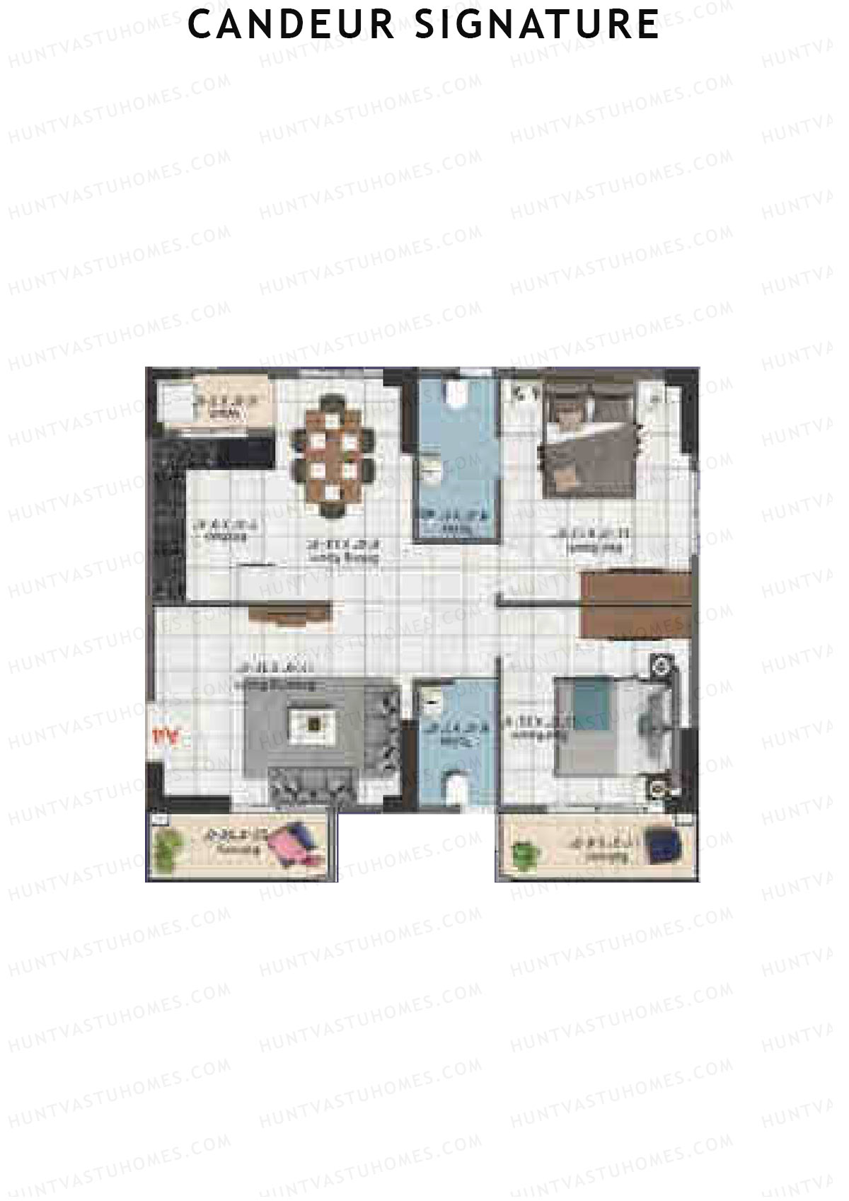Candeur Signature Opal A Unit 4 Floor Plan