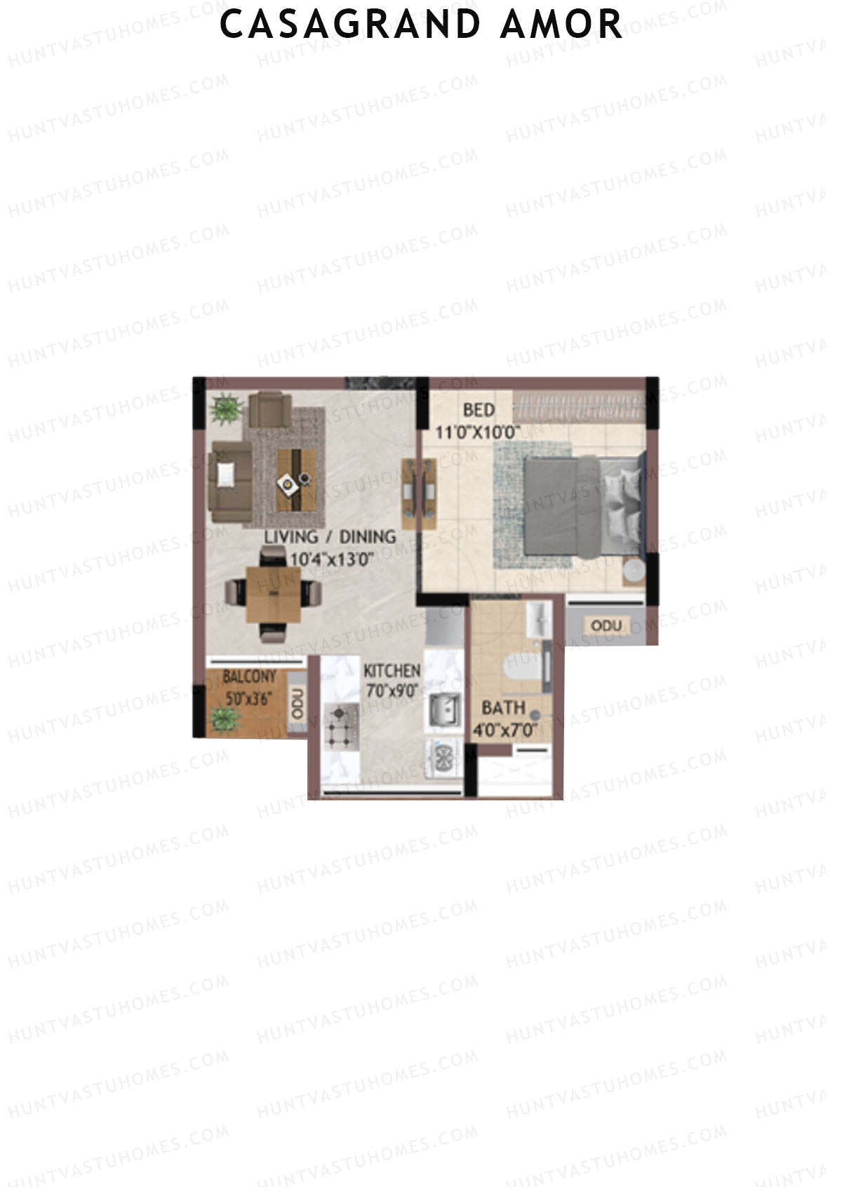 Casagrand Amor Block C Unit 6 Floor Plan