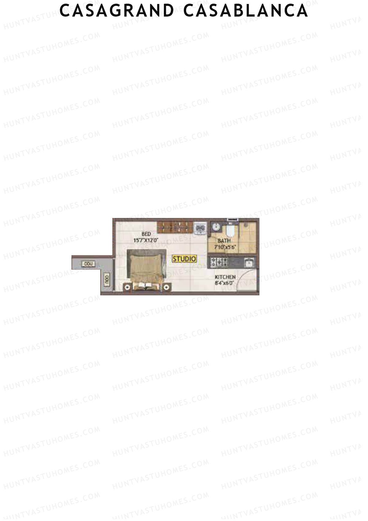 Casagrand Casablanca Tower 4 Unit 1A Floor Plan