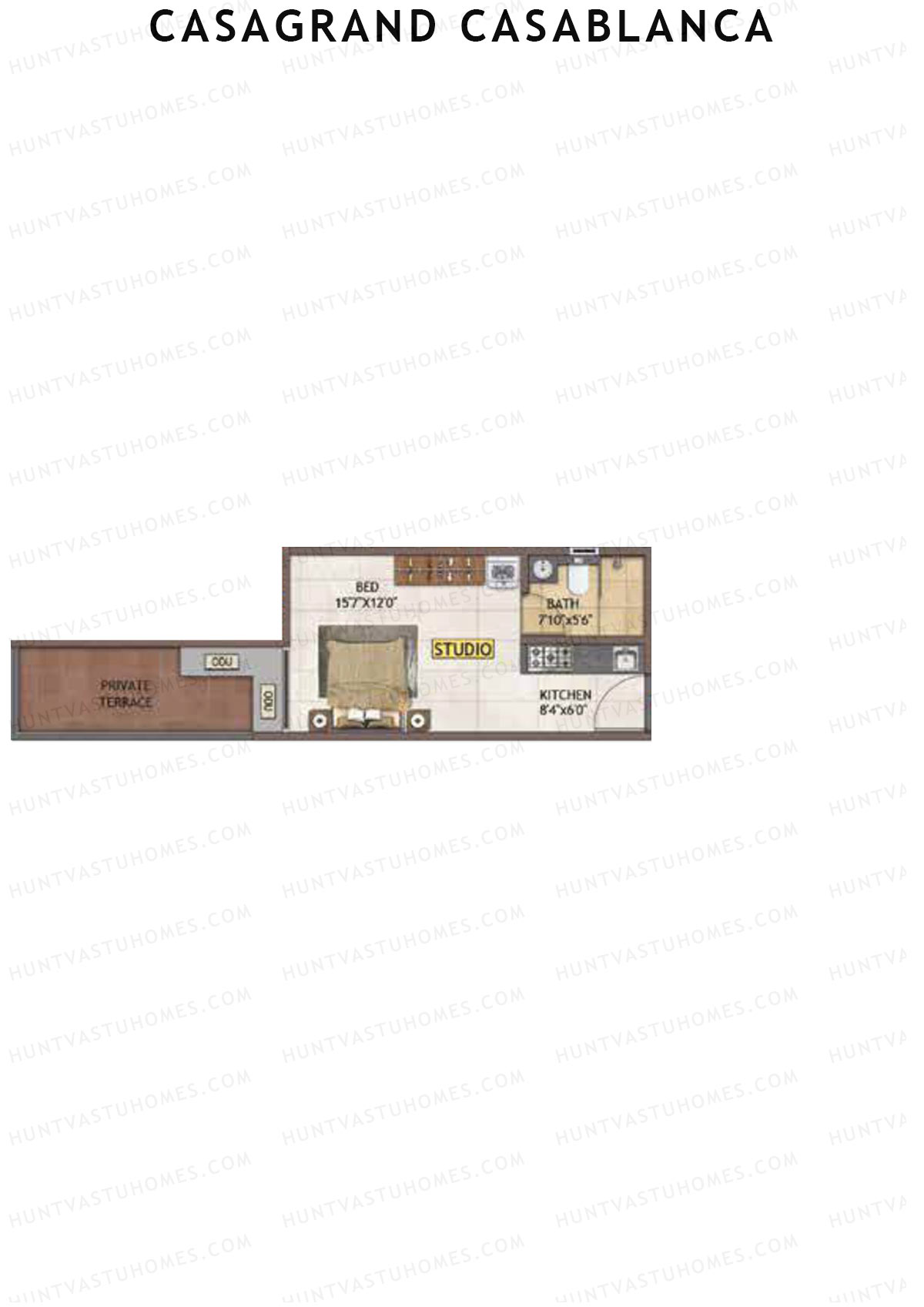 Casagrand Casablanca Tower 4 Unit 1A Floor Plan