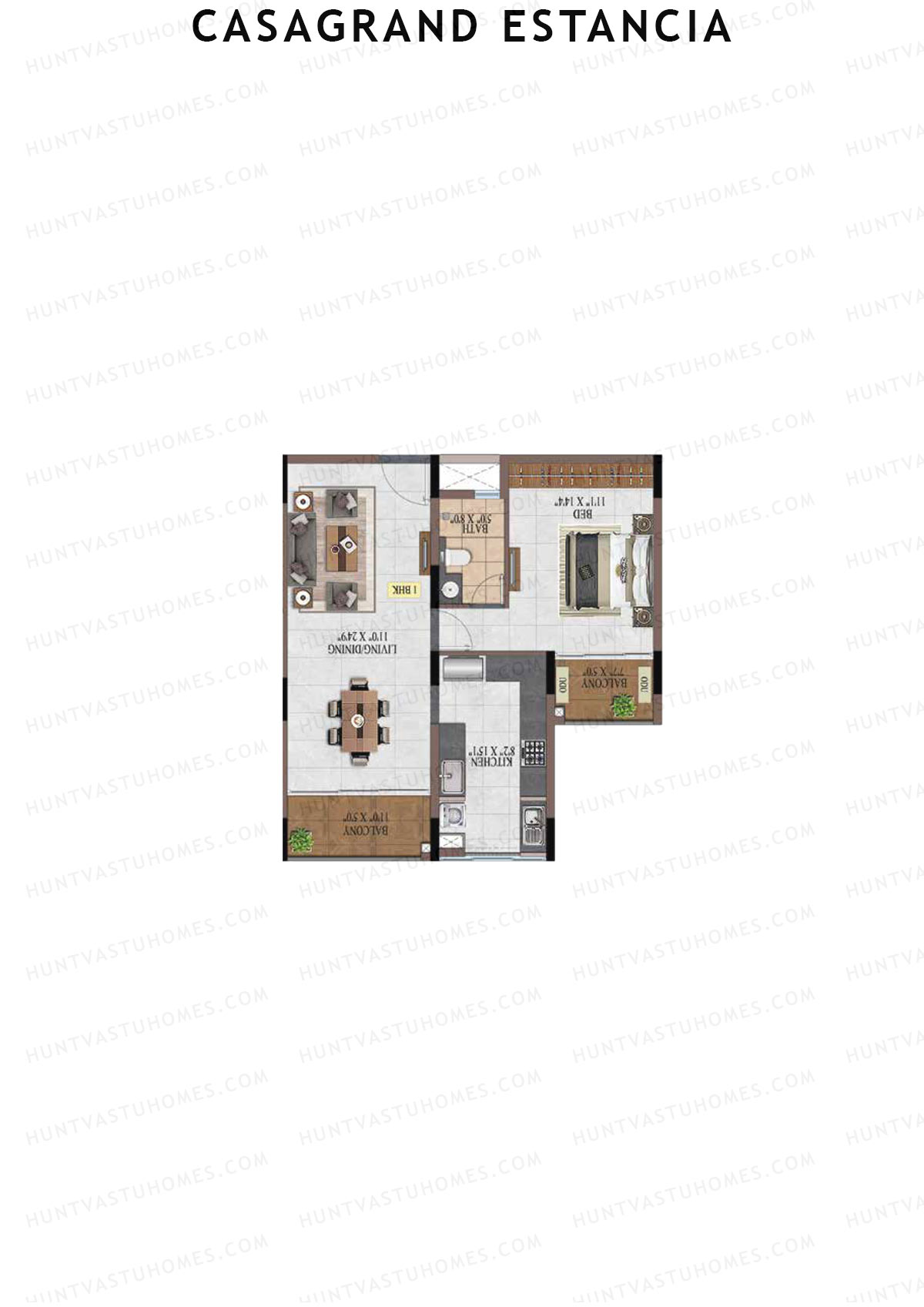 Casagrand Estancia Tower 3 Unit C13 Floor Plan