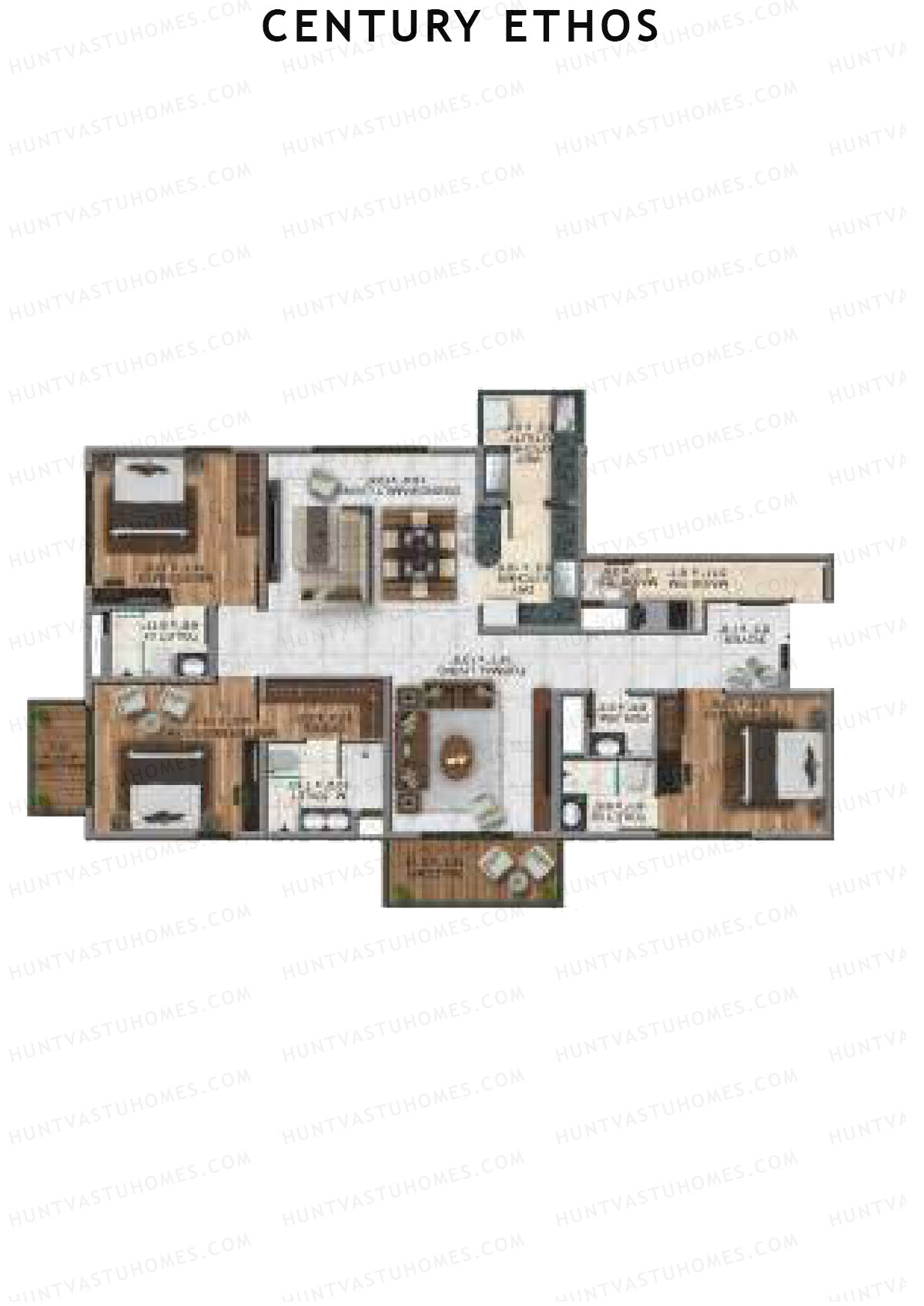 Century Ethos Argon Unit 3 Floor Plan