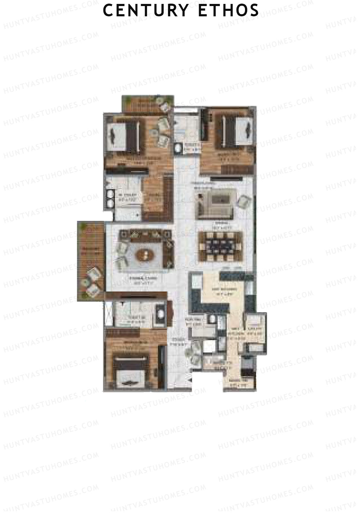 Century Ethos Argon Unit 5 Floor Plan