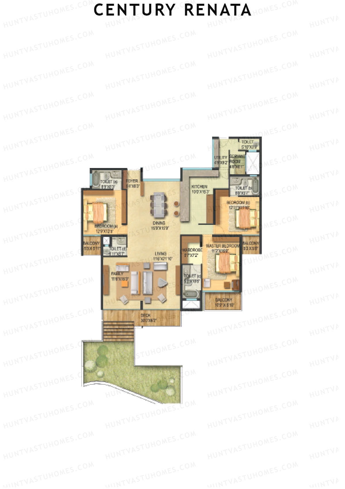 Century Renata Tower 1 Unit 4 Floor Plan