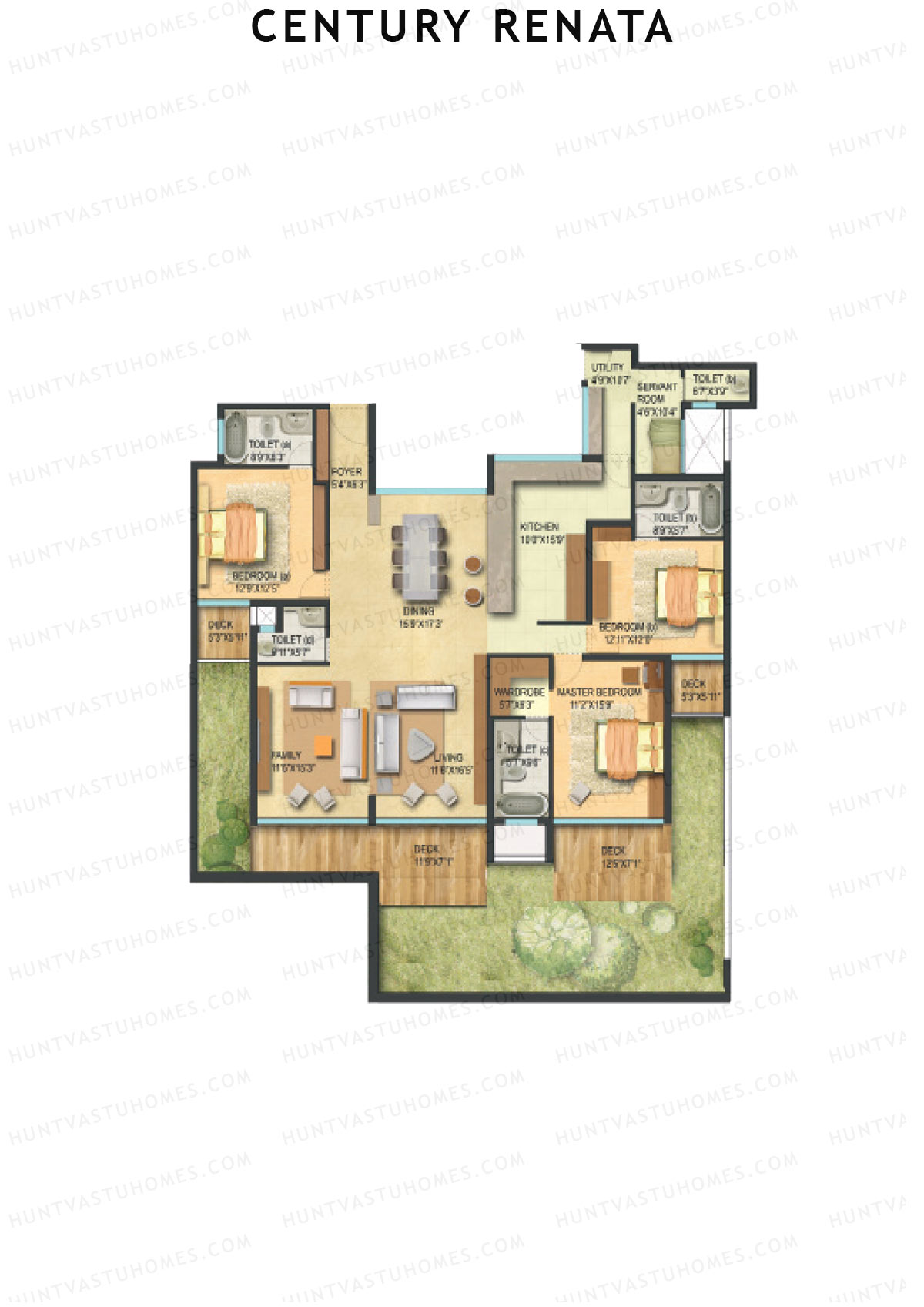 Century Renata Tower 1 Unit 5 Floor Plan