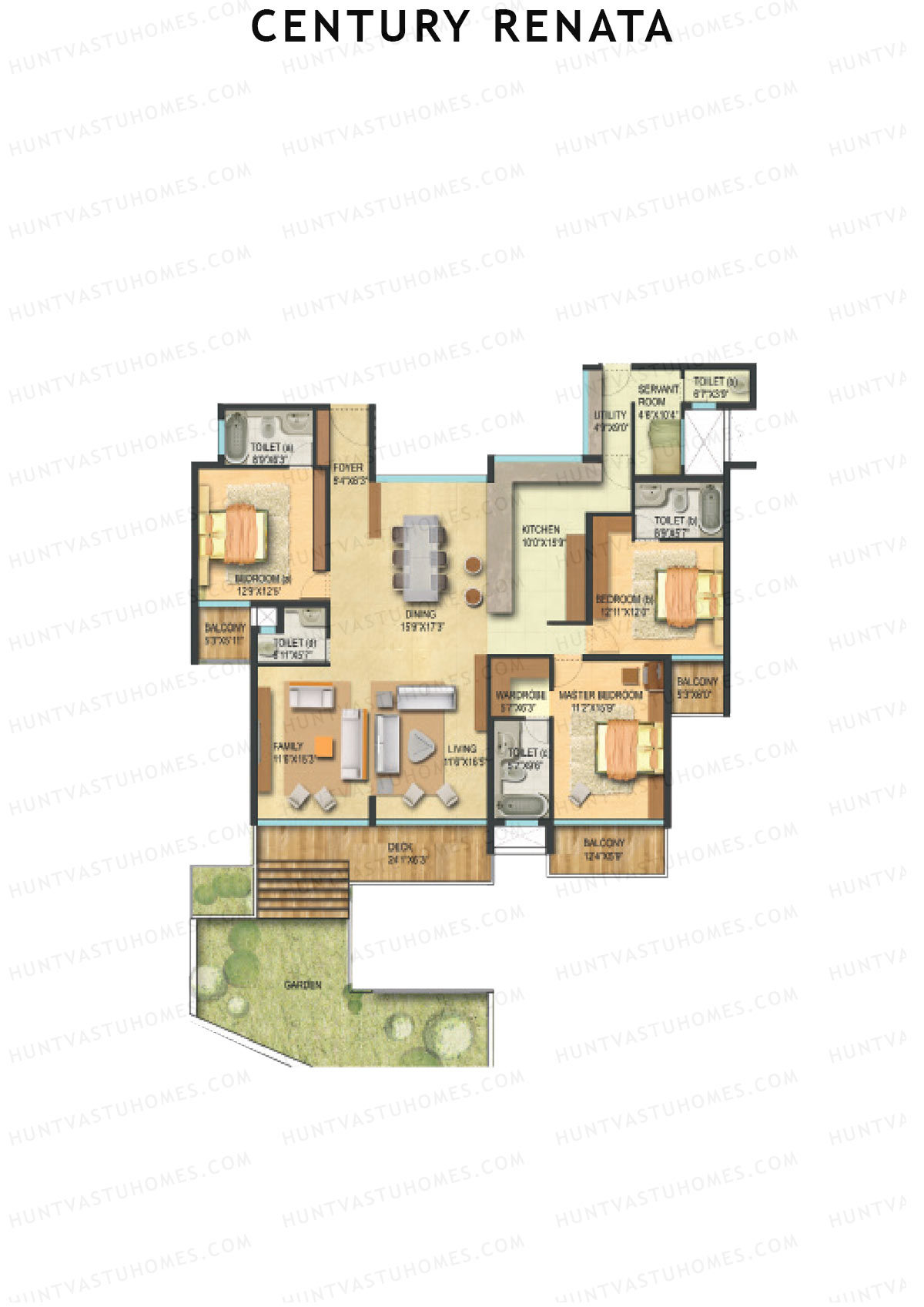 Century Renata Tower 1 Unit 5 Floor Plan