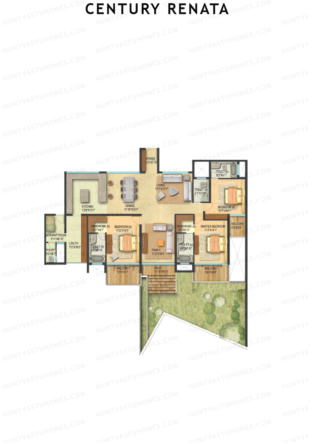 Century Renata Tower 1 Unit 6 Floor Plan