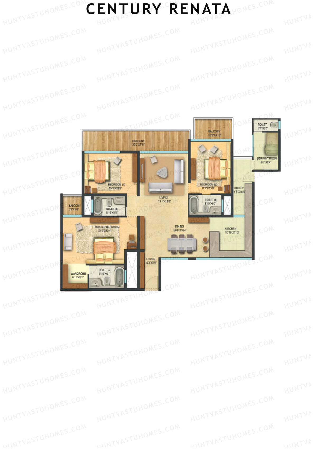 Century Renata Tower 1 Unit 9 Floor Plan