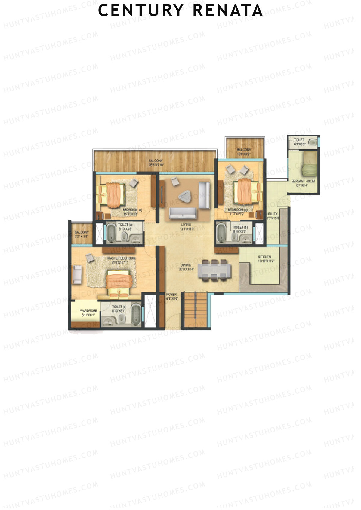 Century Renata Tower 1 Unit 9 Floor Plan
