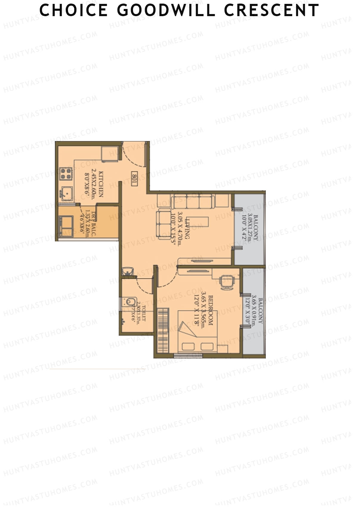 Choice Goodwill Crescent Wing A Unit 1 Floor Plan