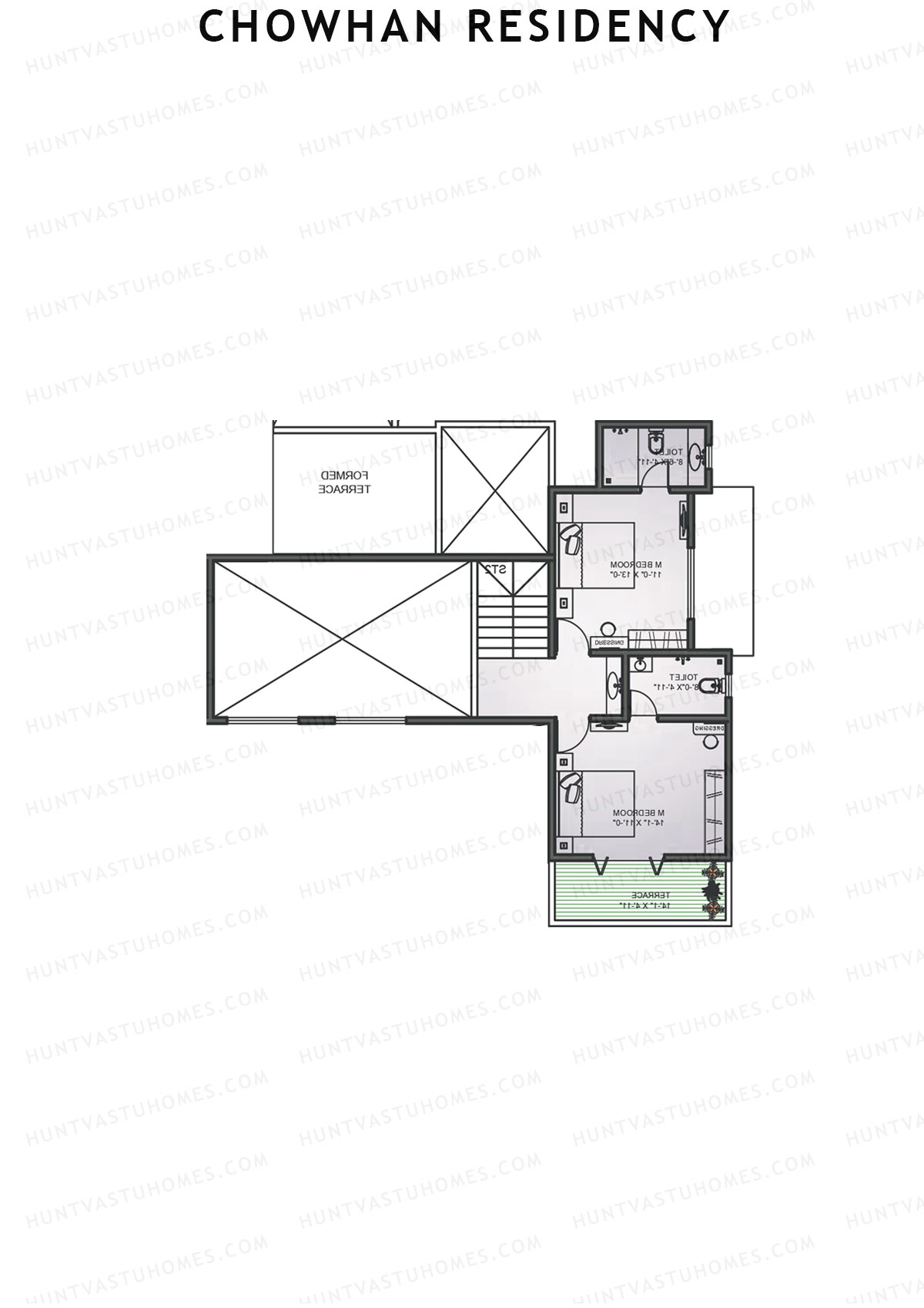 Chowhan Residency Tower 1 Unit 1 Type (Penthouse) Floor Plan