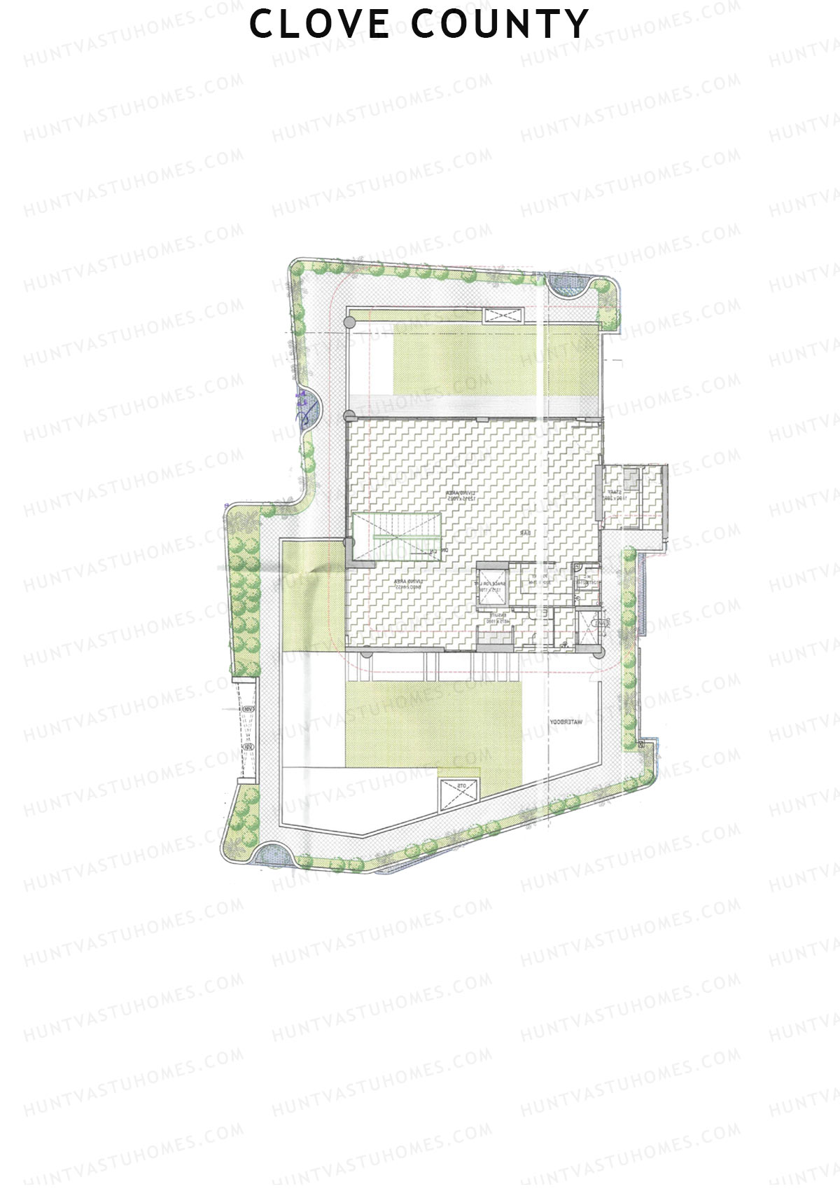 Clove County Tower A Unit 1 (Penthouse) Floor Plan