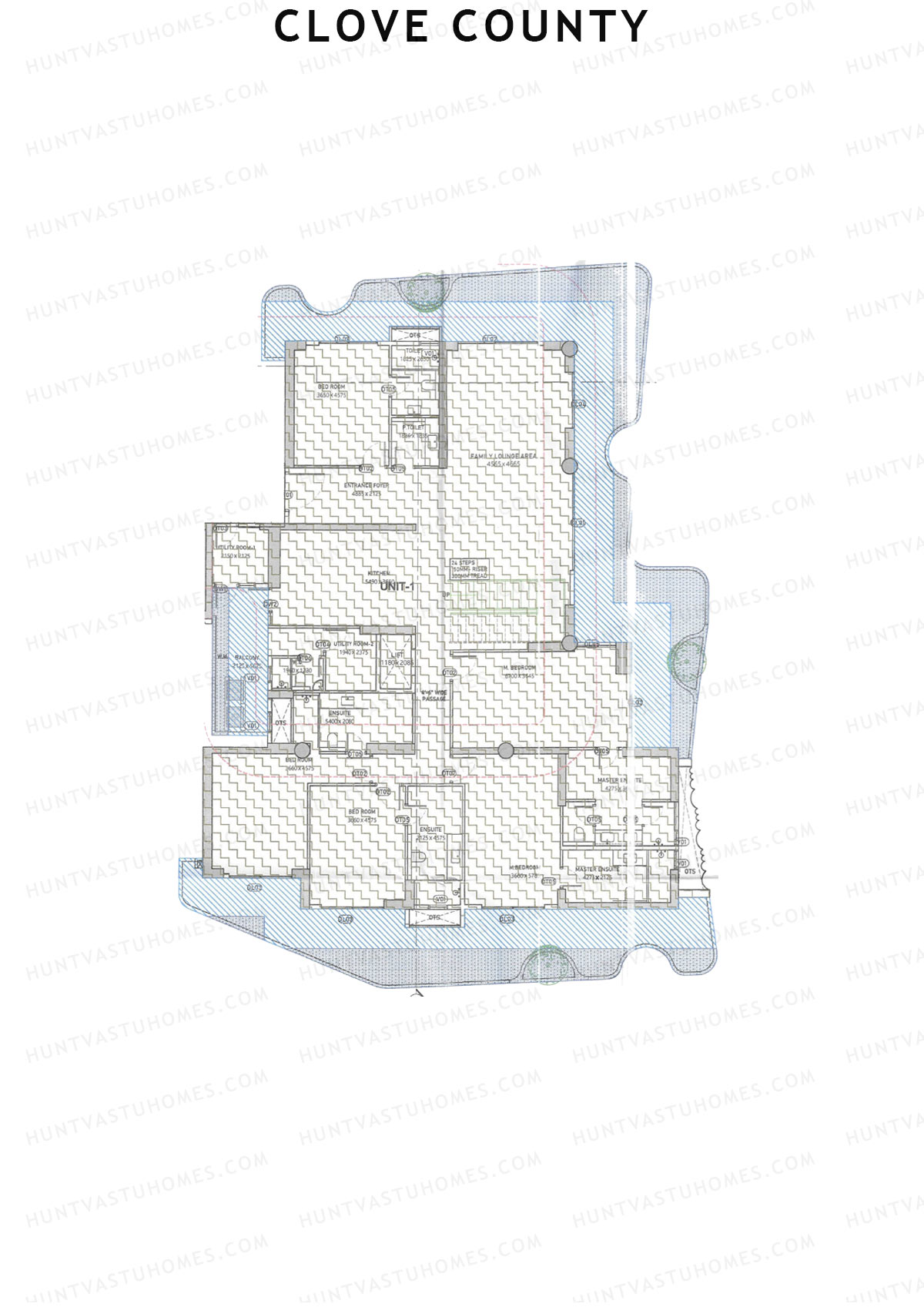Clove County Tower B Unit 2 (Penthouse) Floor Plan