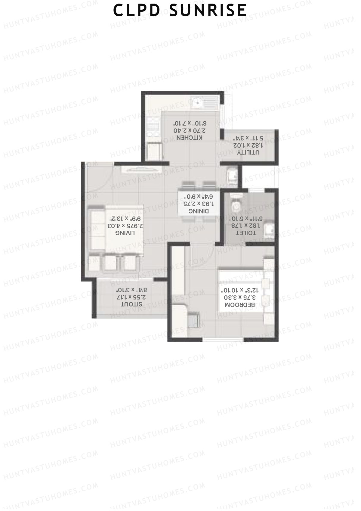 CLPD Sunrise Wing A Unit 3 Floor Plan