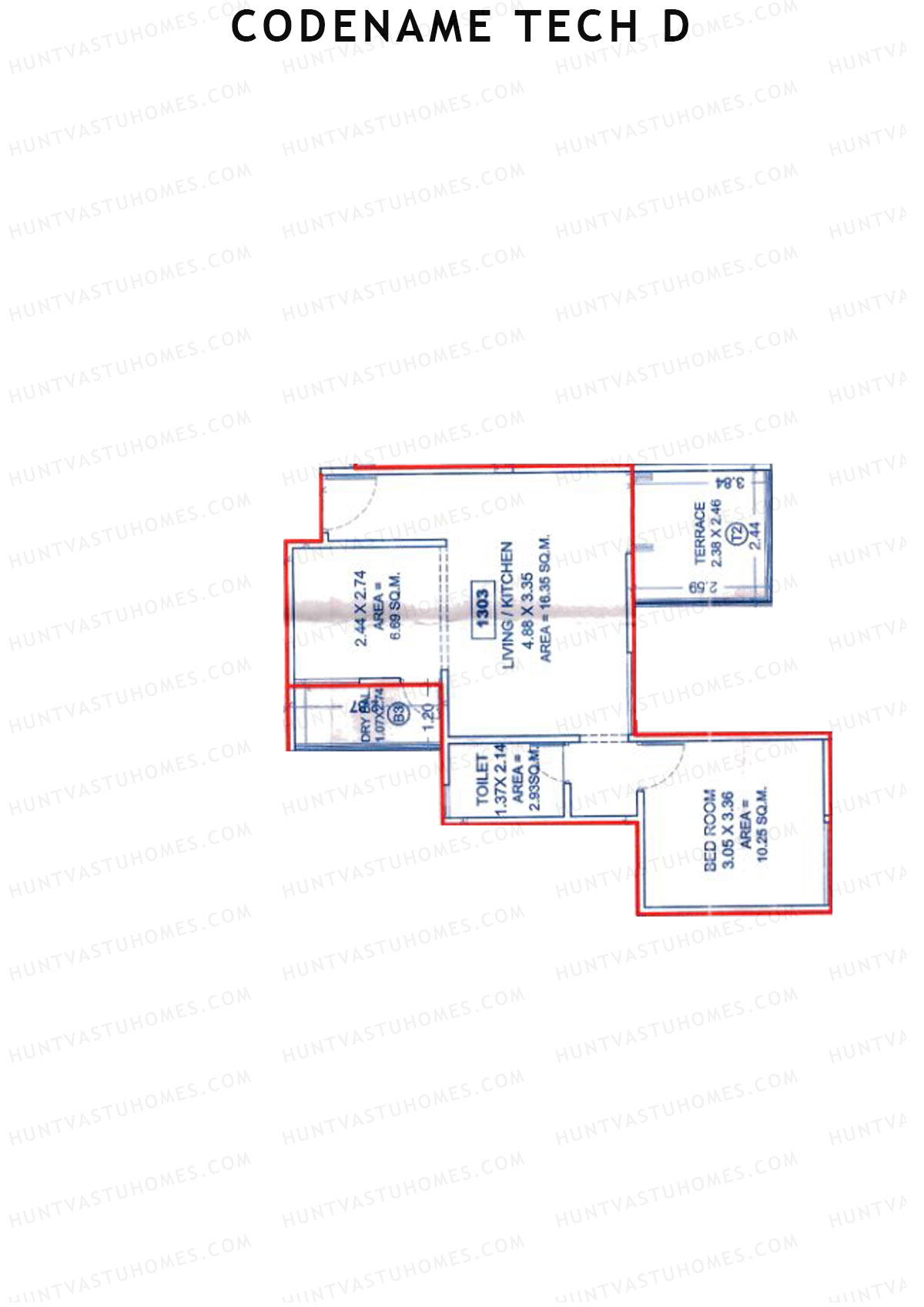 Codename Tech D Tower C Unit 3 Floor Plan