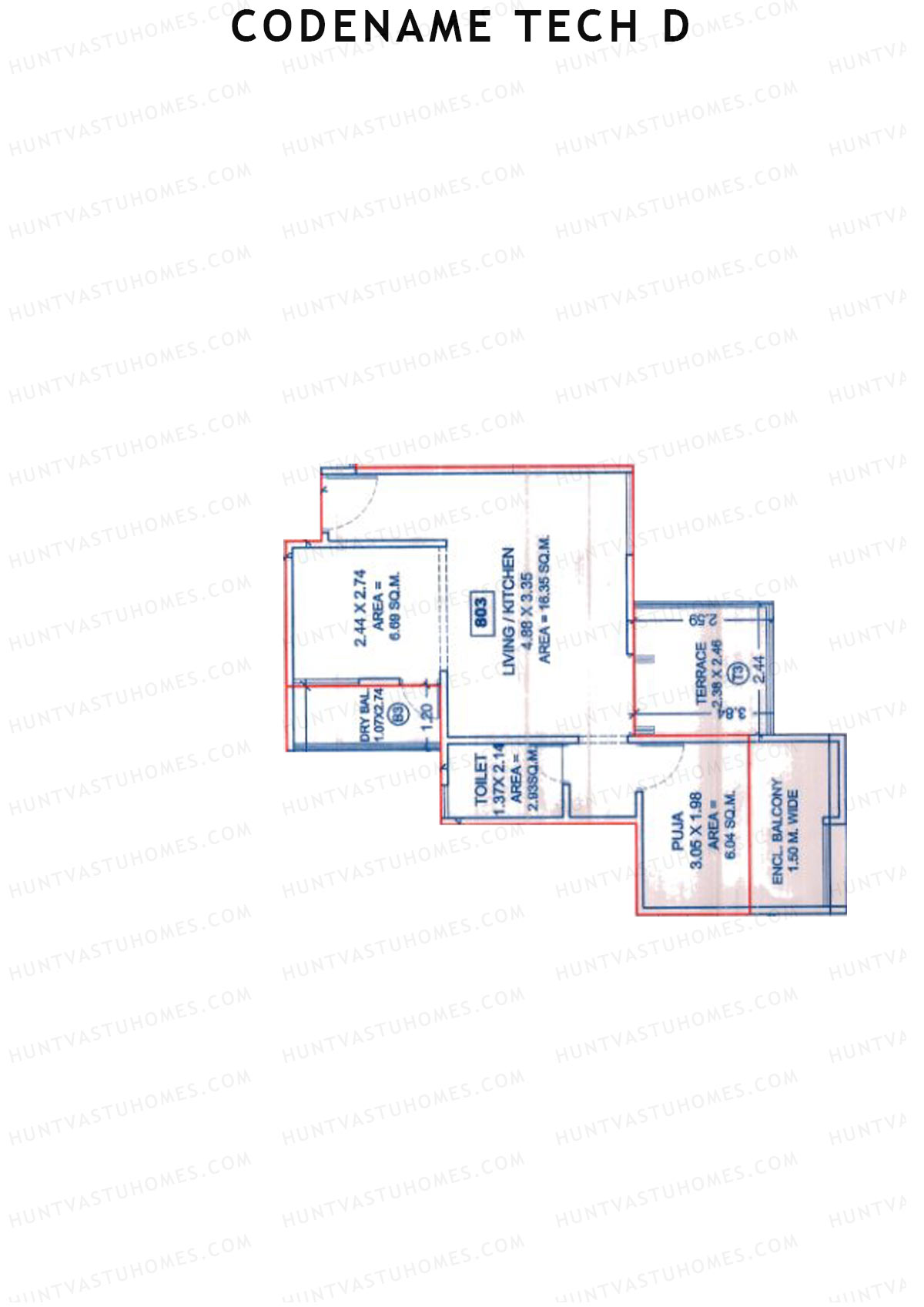 Codename Tech D Tower C Unit 3 Floor Plan