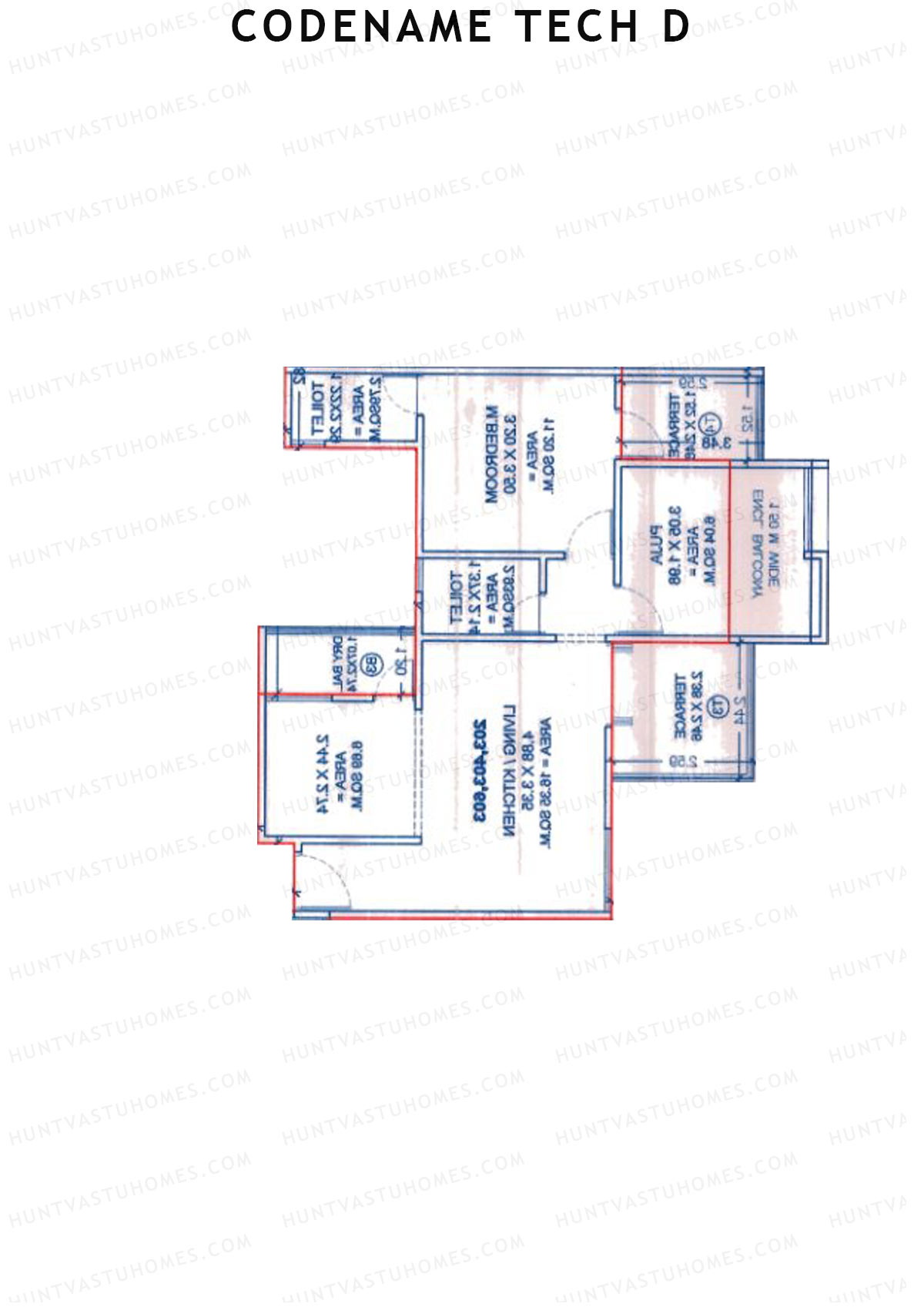 Codename Tech D Tower C Unit 4 Floor Plan