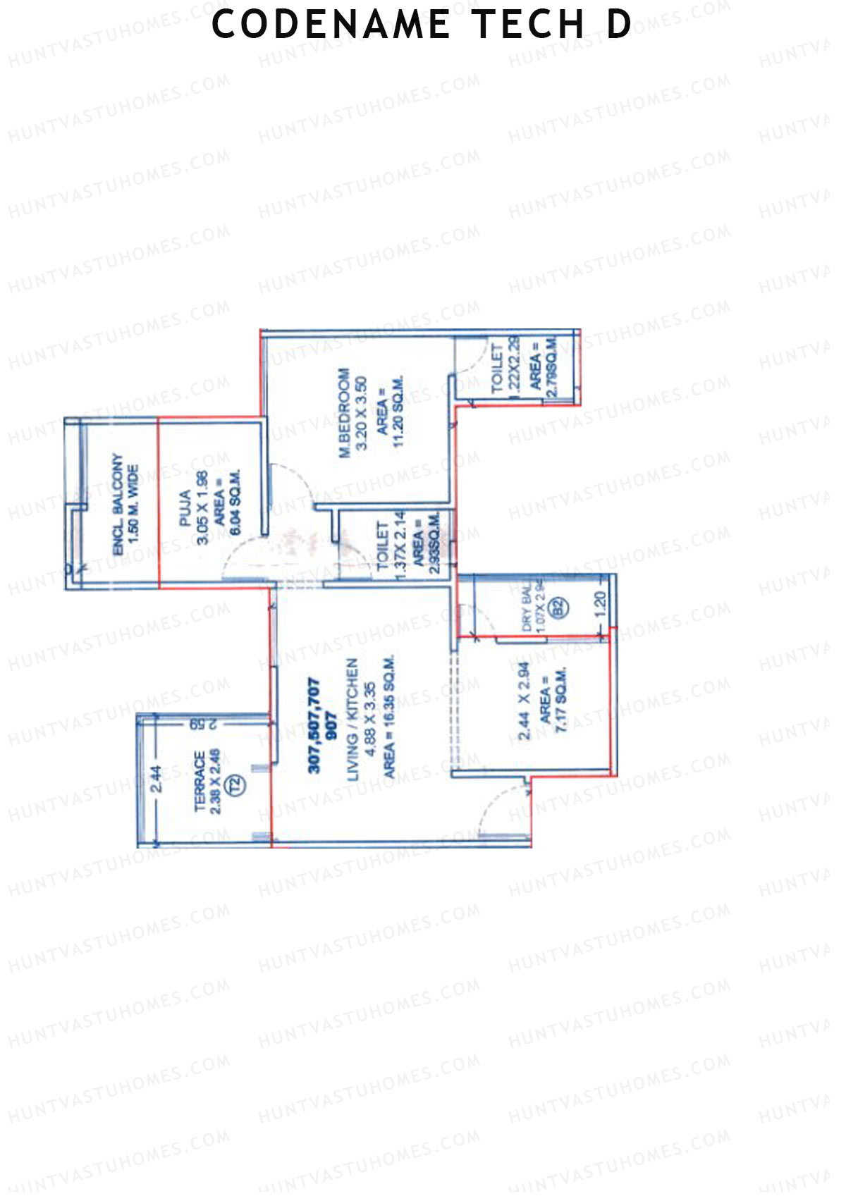 Codename Tech D Tower C Unit 7 Floor Plan