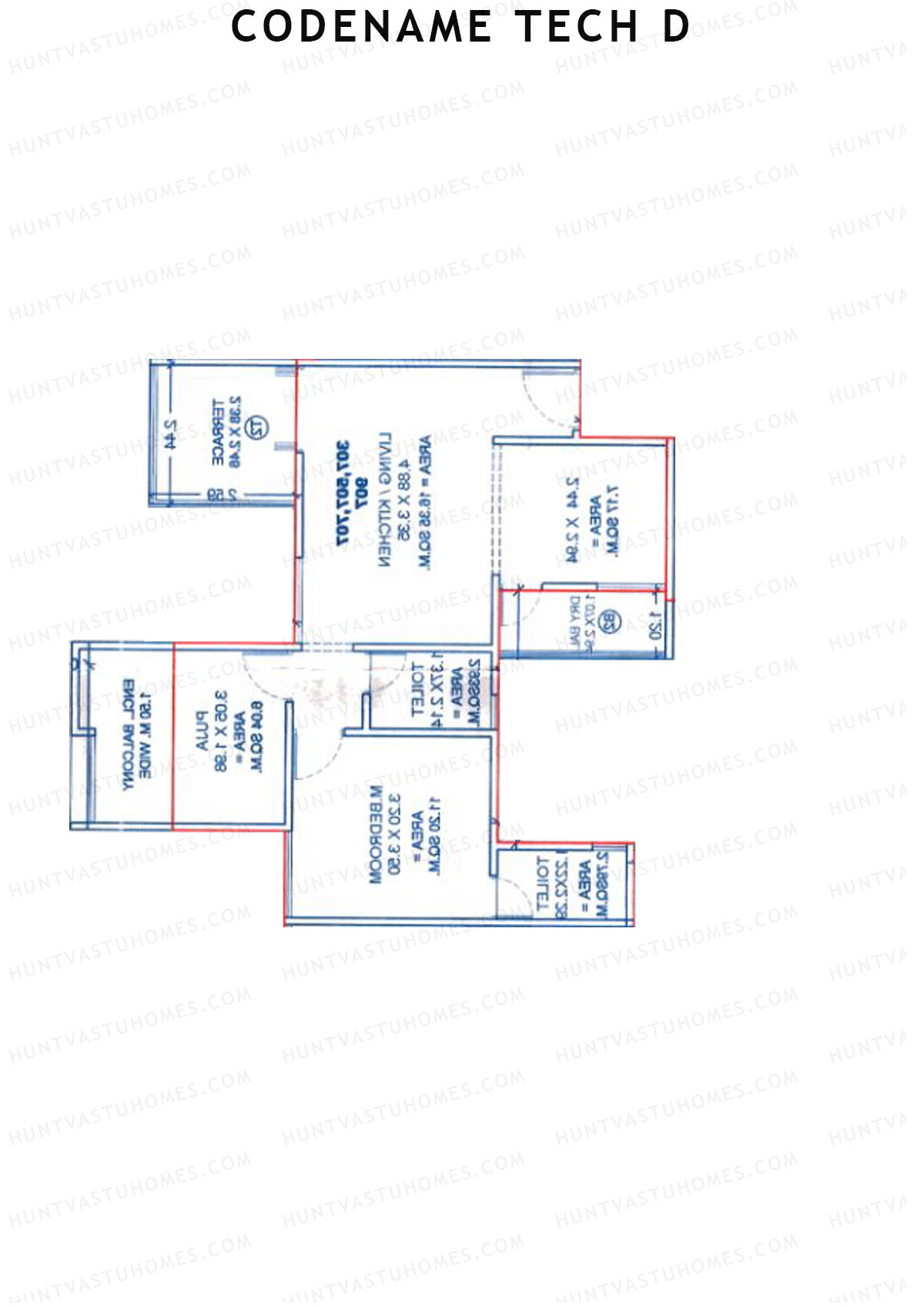 Codename Tech D Tower C Unit 8 Floor Plan