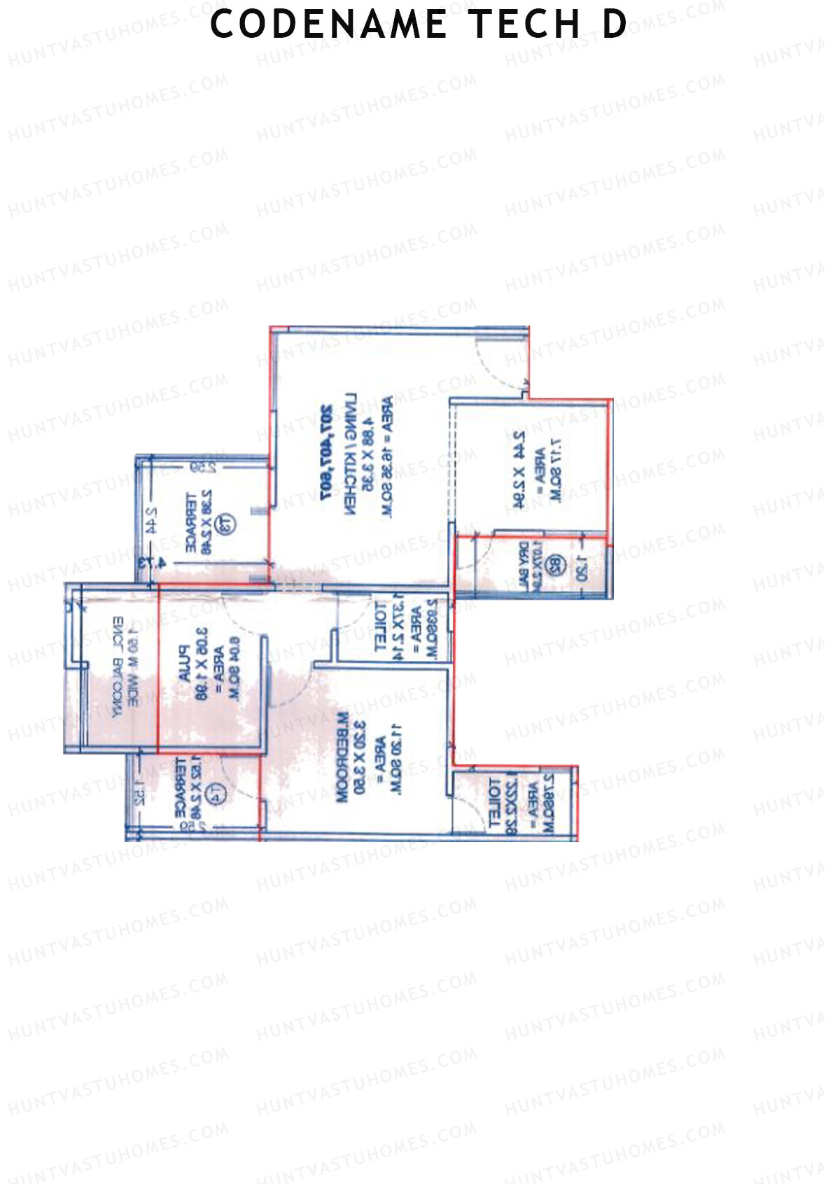Codename Tech D Tower C Unit 8 Floor Plan