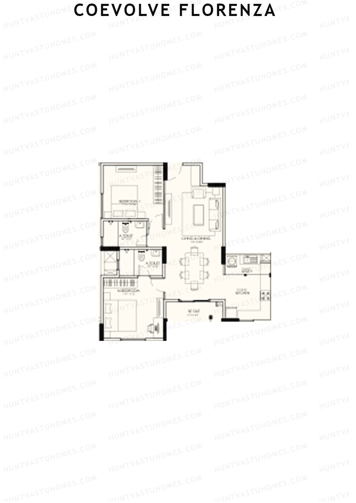 Coevolve Florenza Cassia Unit 5 Floor Plan