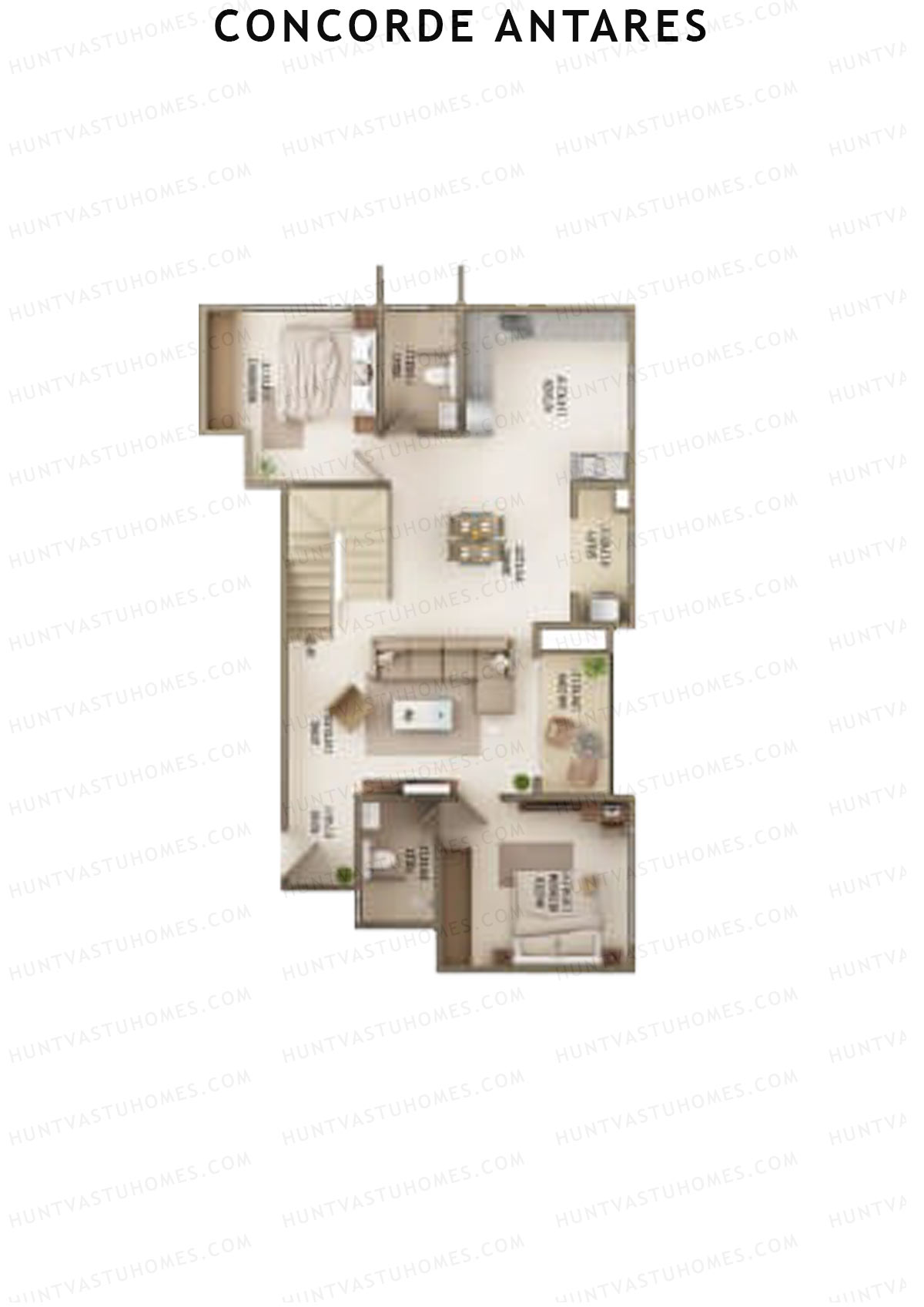 Concorde Antares Lumina Unit 5 (Duplex ) Floor Plan