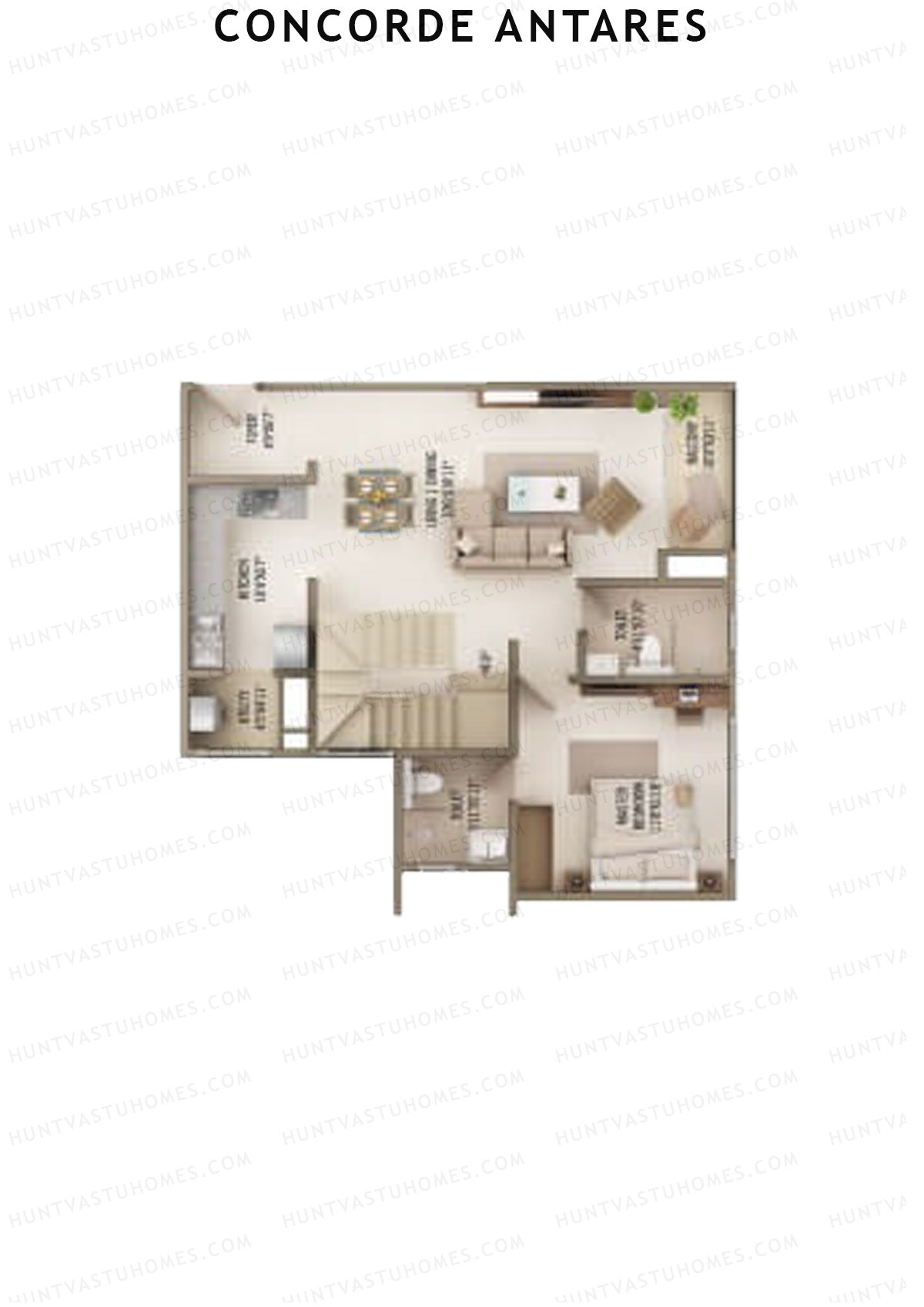 Concorde Antares Tower Nova Unit 6 (Duplex ) Floor Plan