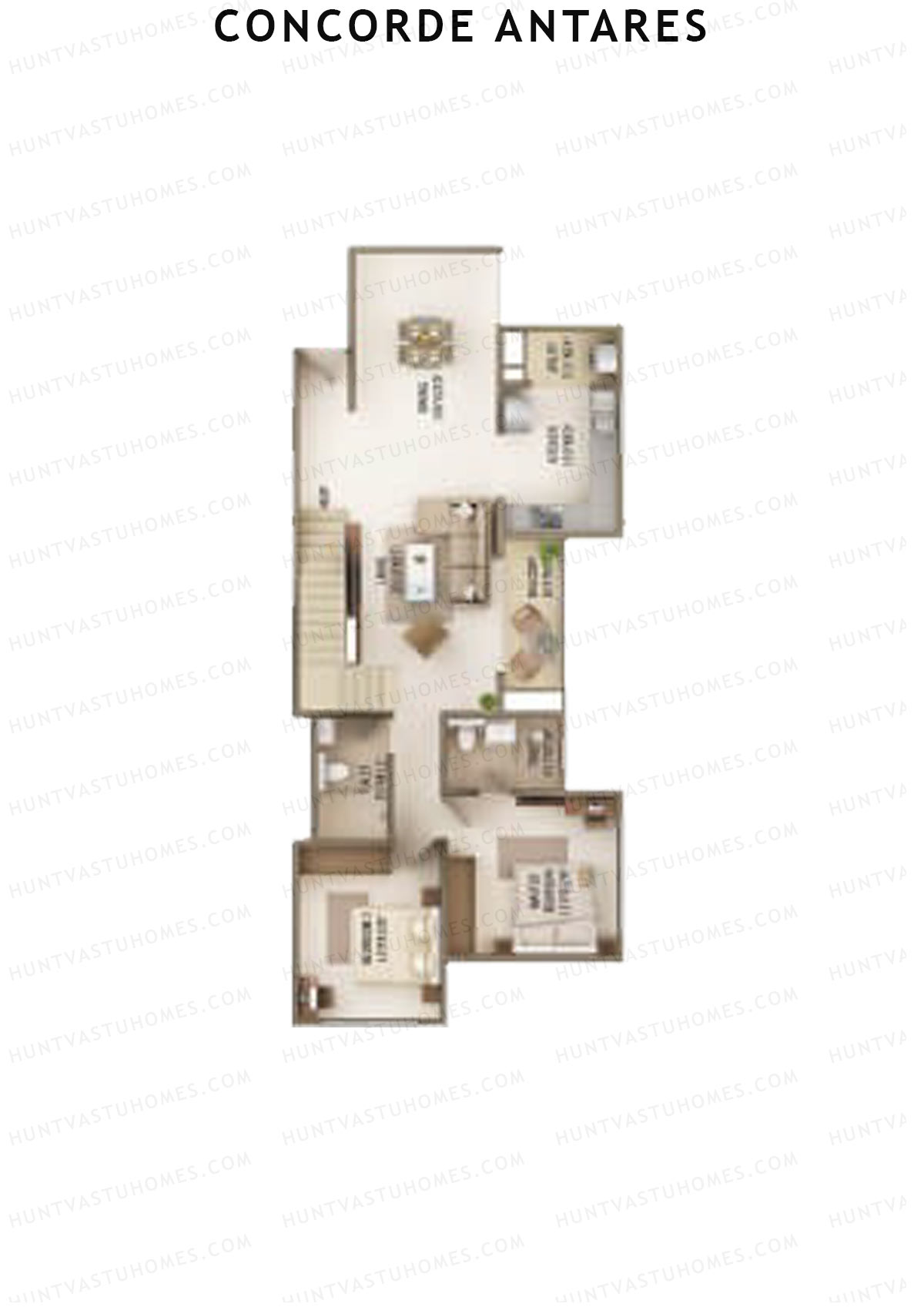 Concorde Antares Solstice Unit 7 (Duplex ) Floor Plan