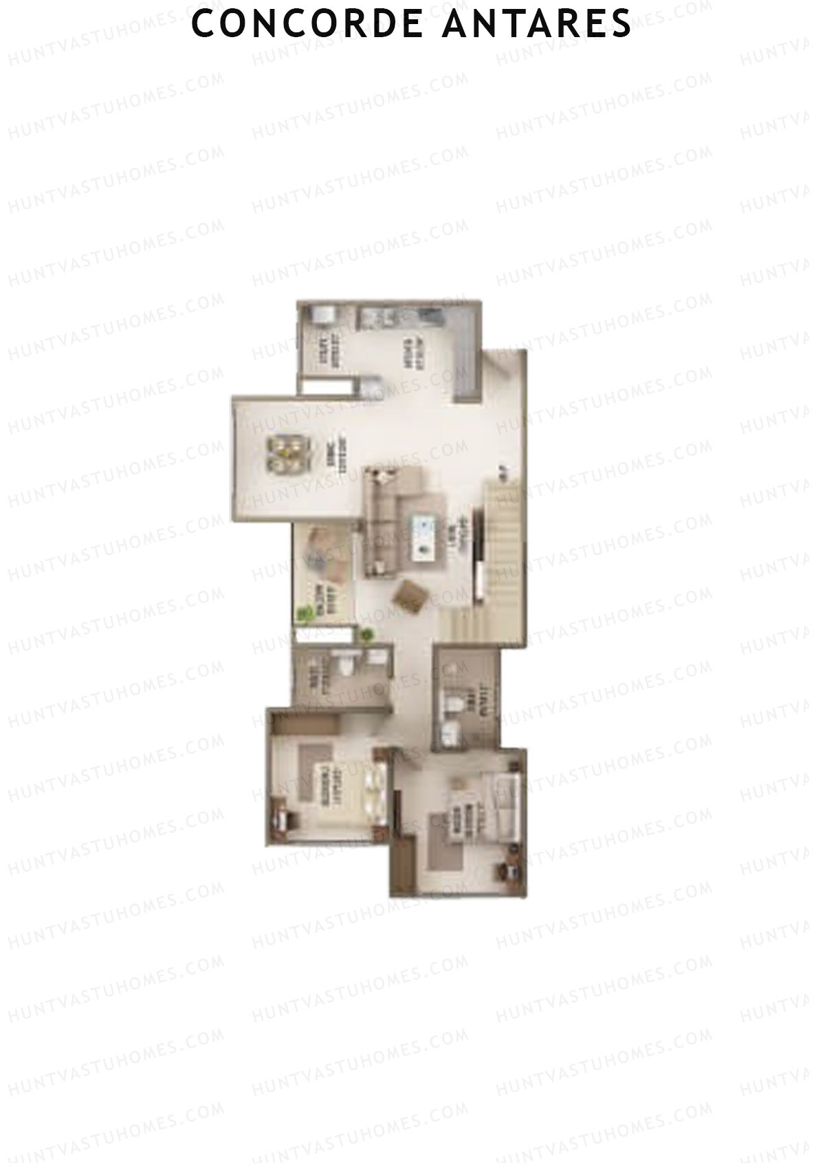 Concorde Antares Solstice Unit 8 (Duplex ) Floor Plan