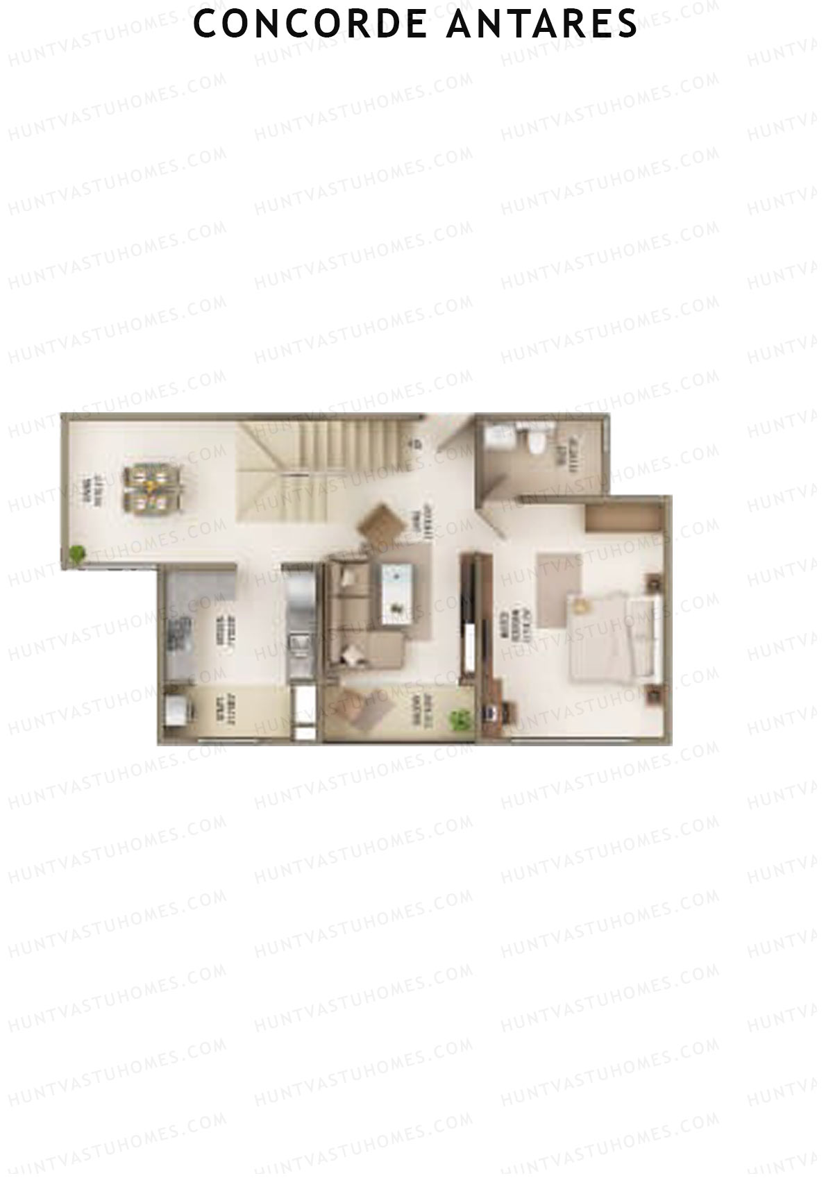 Concorde Antares Solstice Unit 9 (Duplex ) Floor Plan
