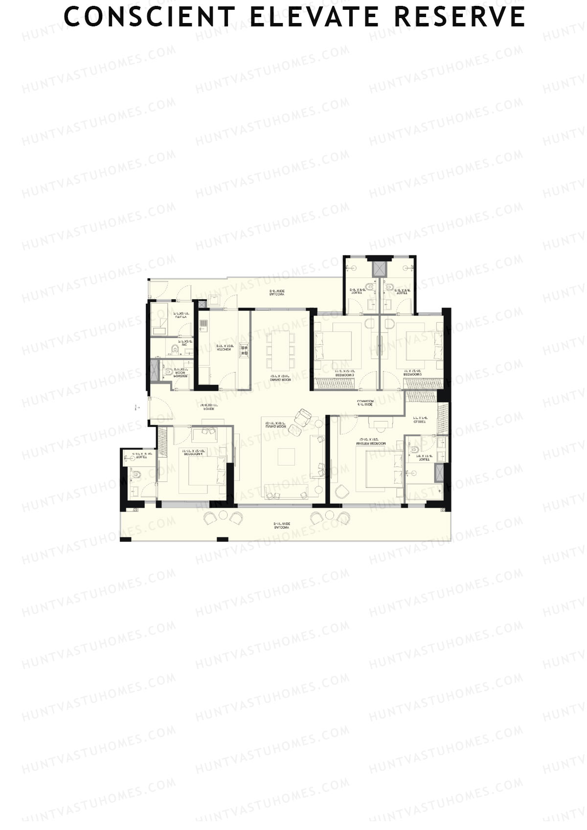Conscient Elevate Reserve Tower B Unit 2 Floor Plan
